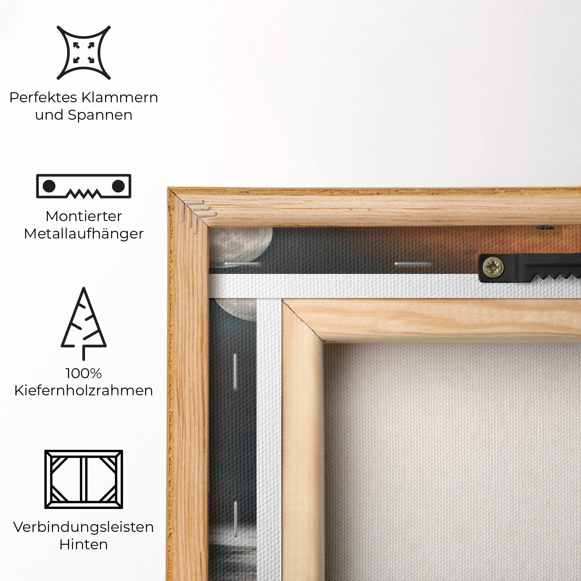 Leinwandbild Blue Tree mockup 5