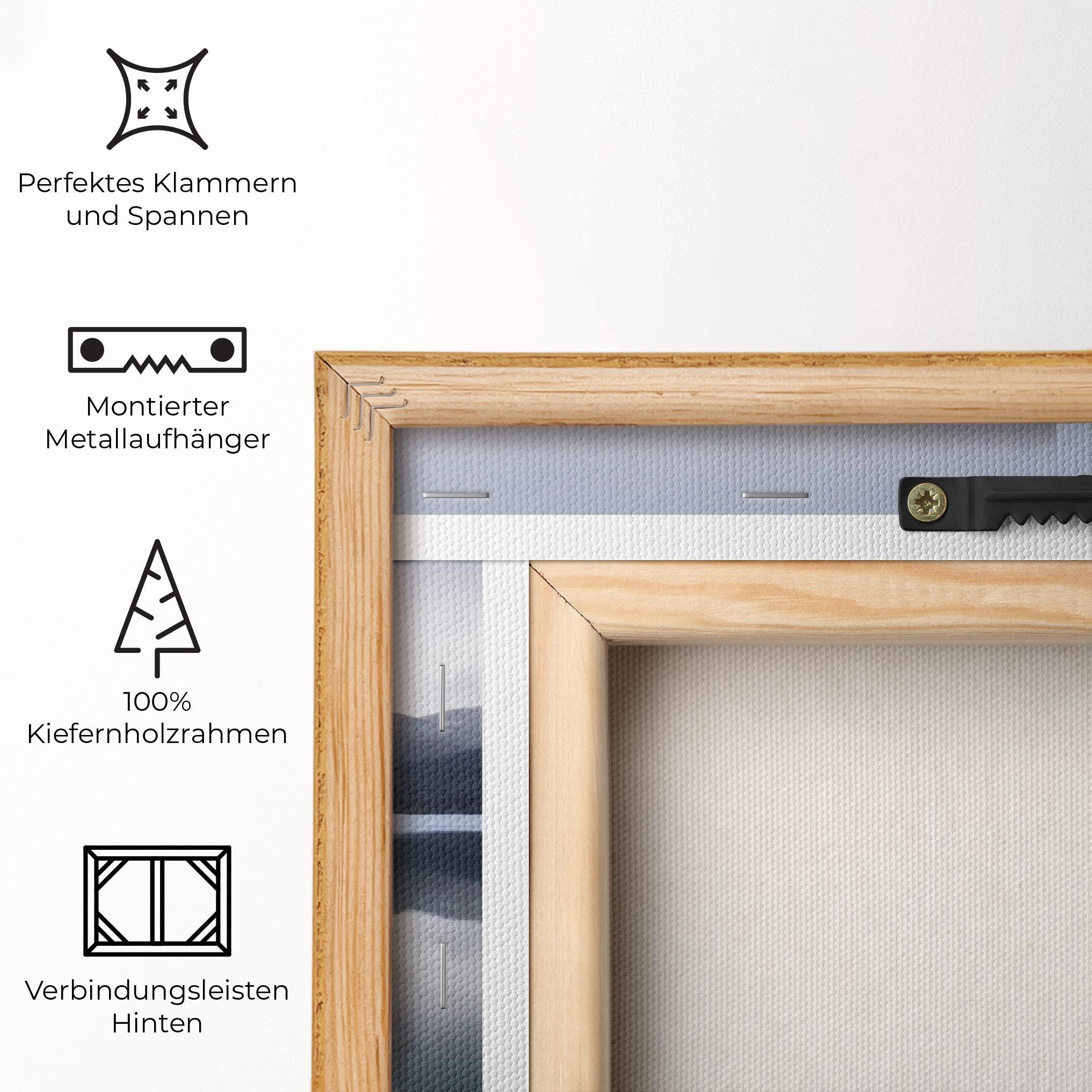 Leinwandbild Grey Lake mockup 5