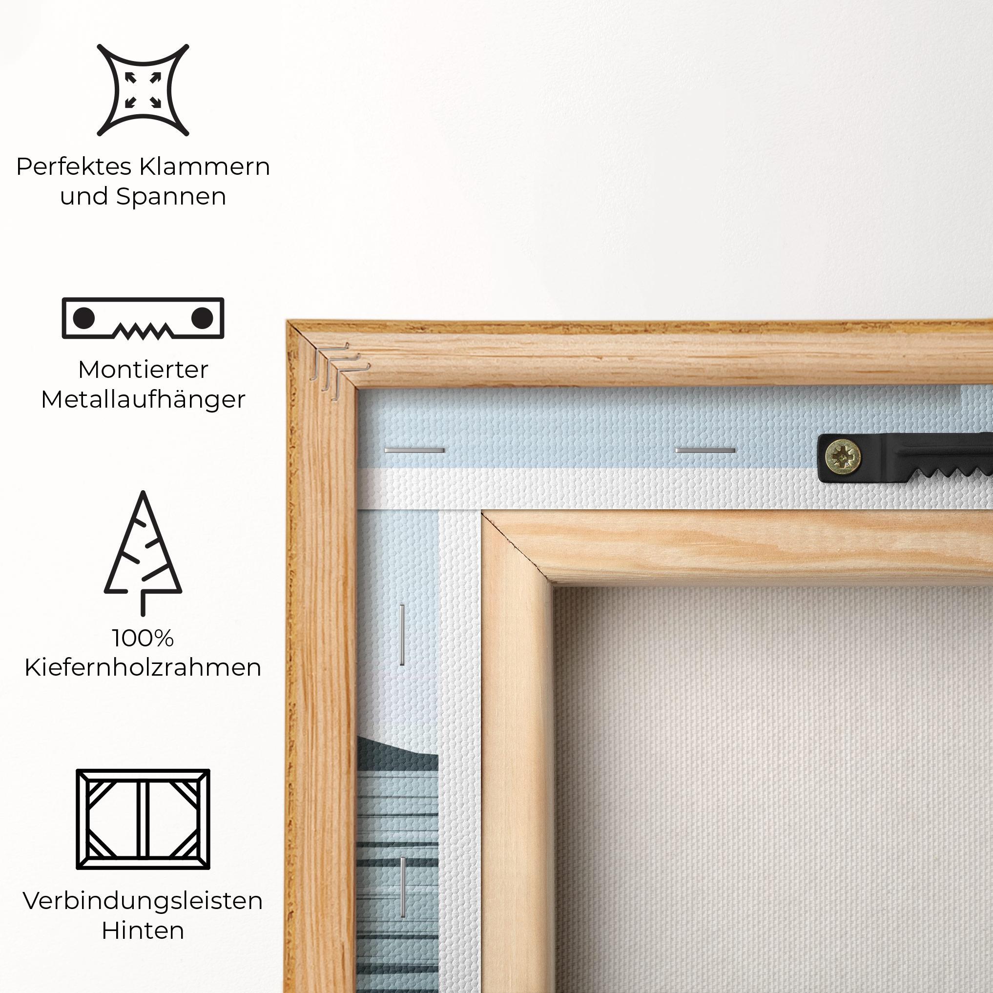 Leinwandbild Sparkling_lake_view mockup 5