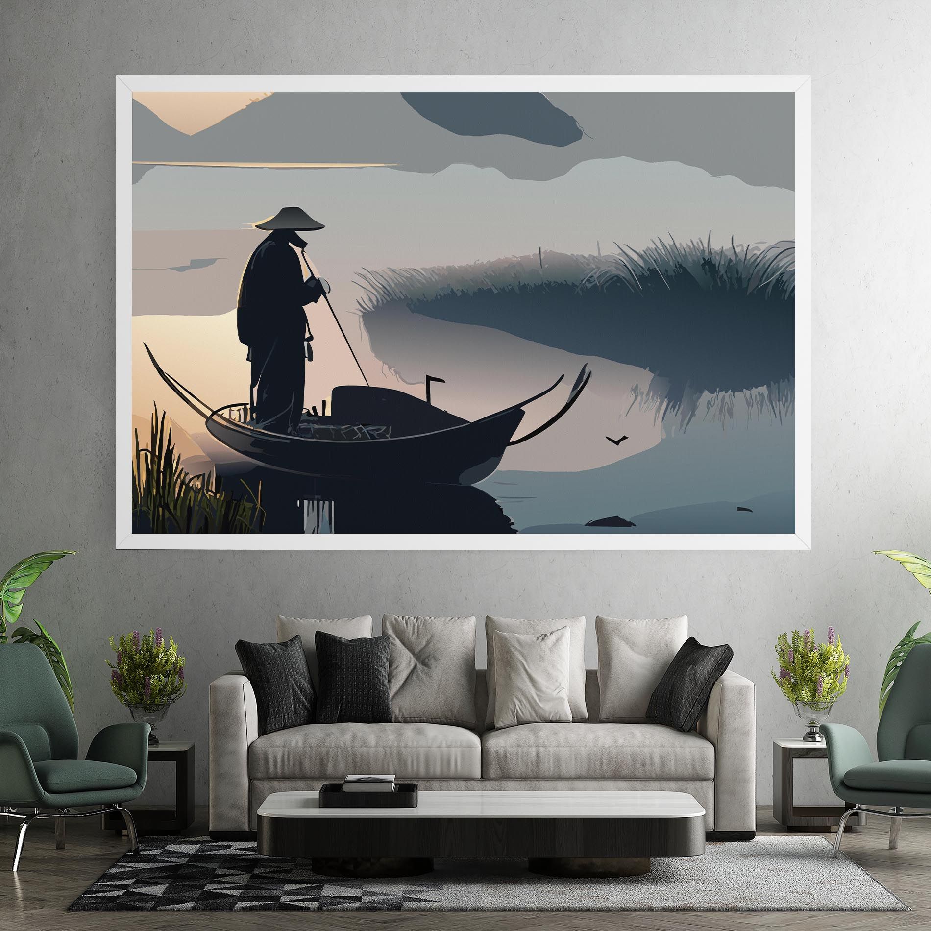 Japan Lake Man mockup 7