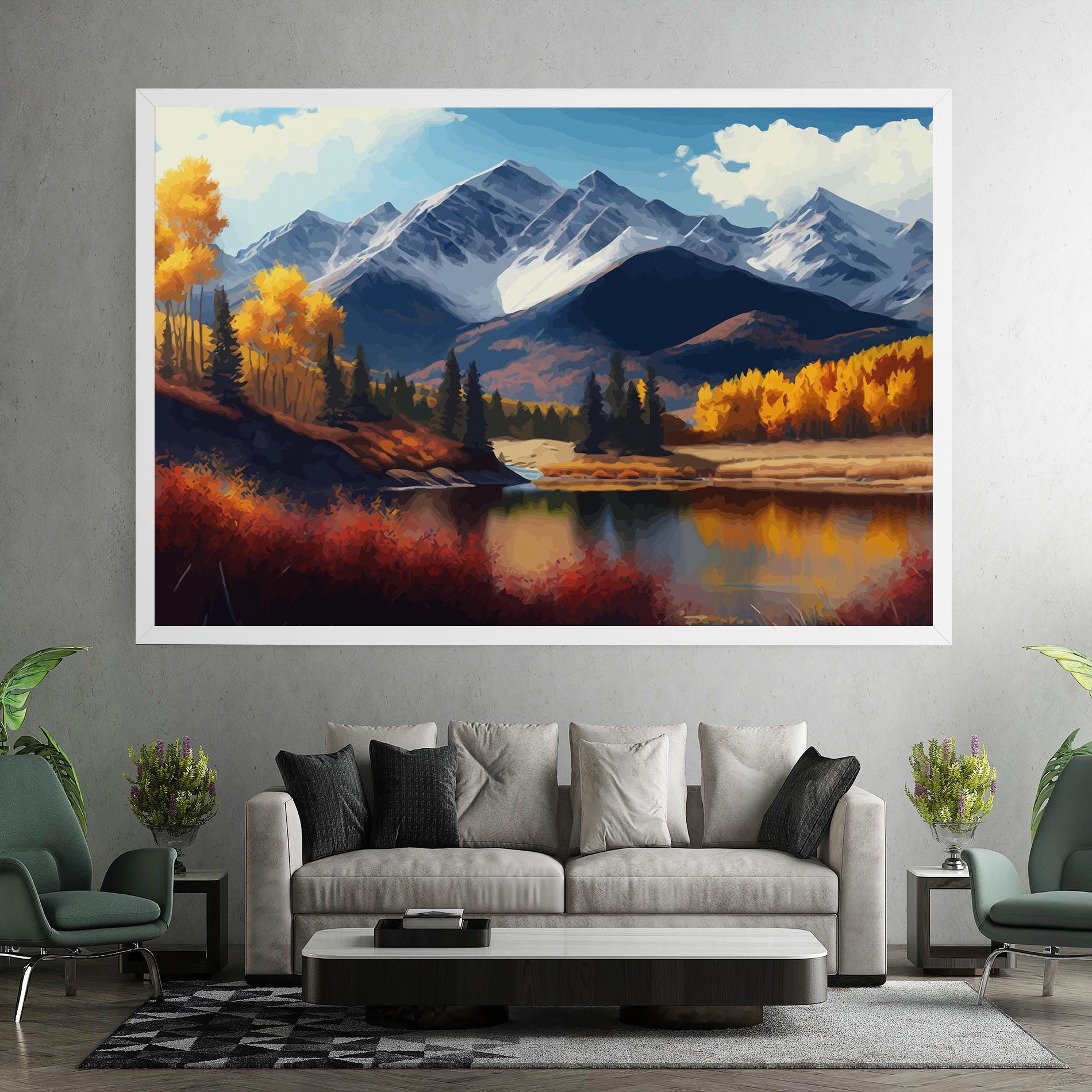 Lake Autumn View mockup 7