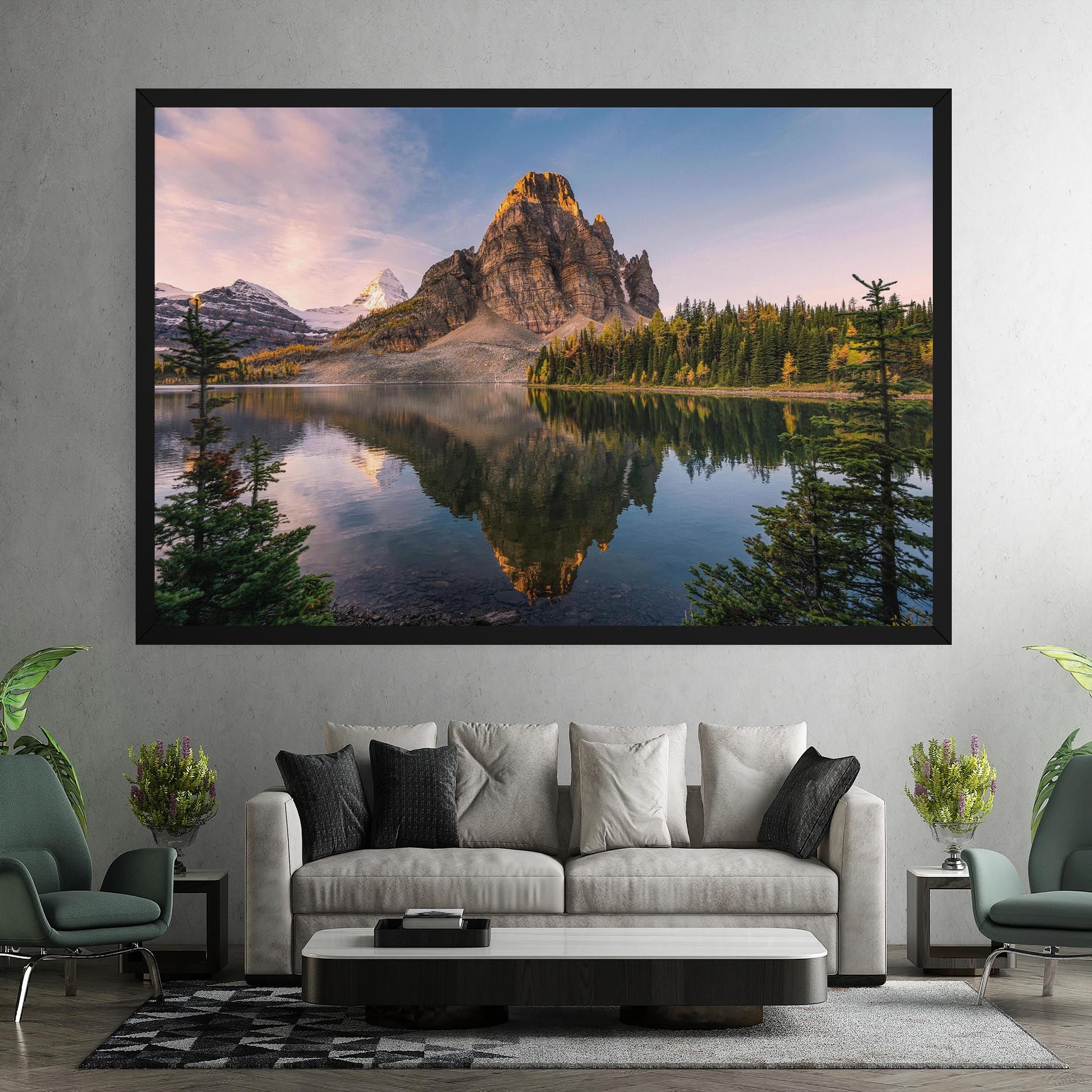 Mountain Sunrise Lake mockup 7