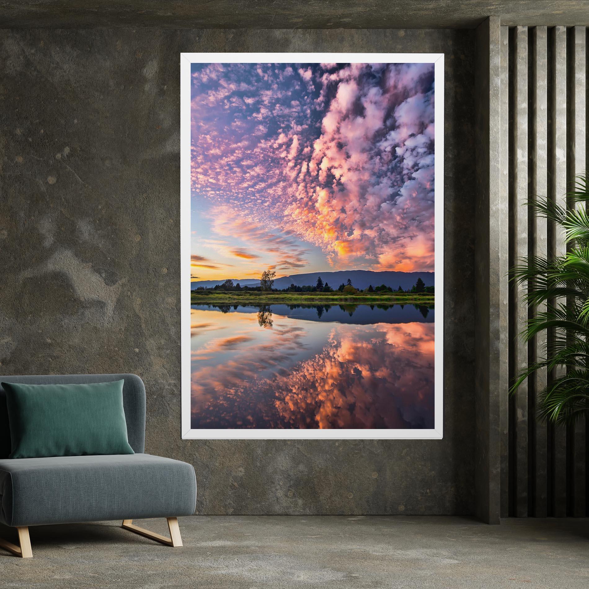 Leinwandbild Beautiful Sky mockup 7