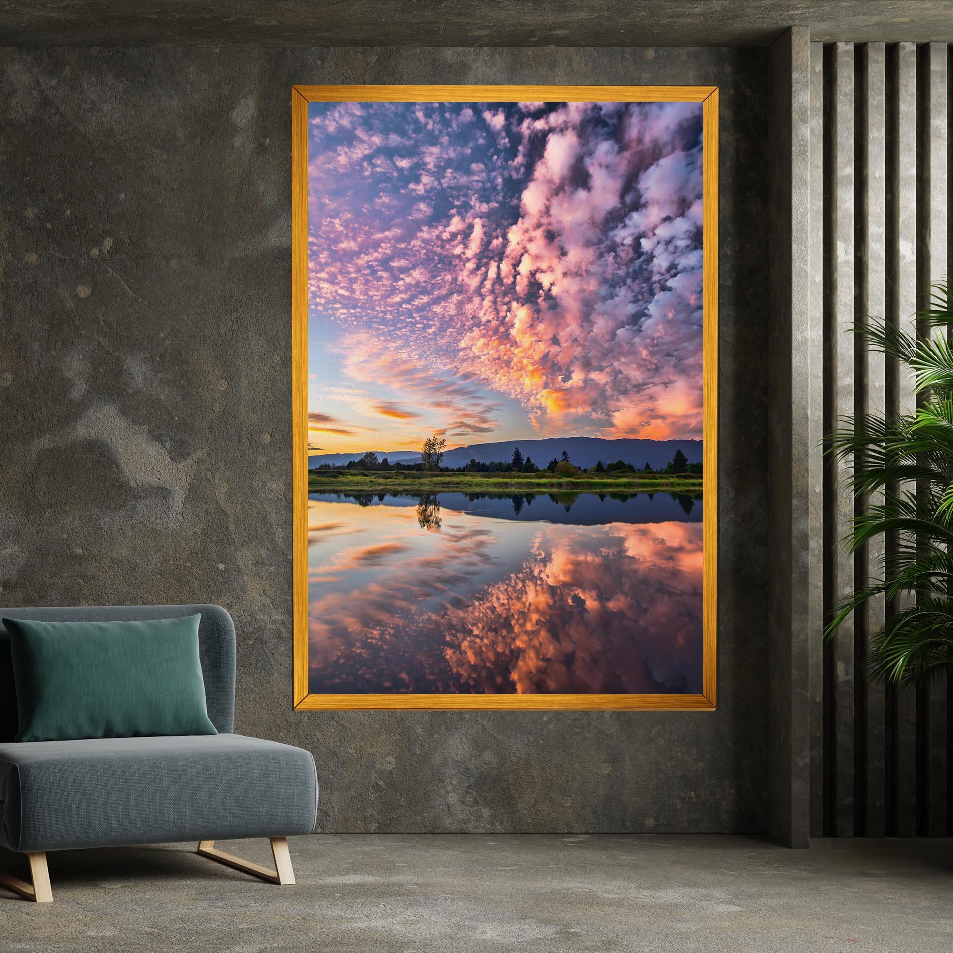 Leinwandbild Beautiful Sky mockup 7