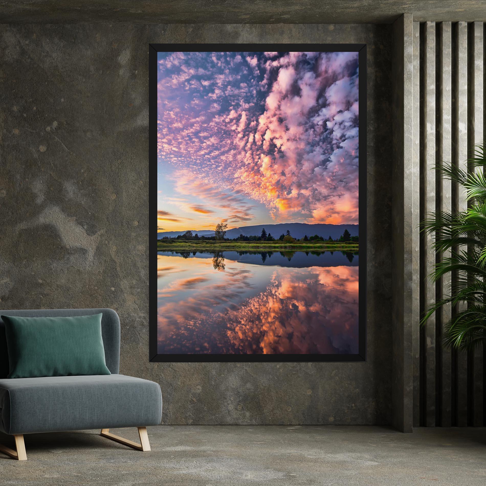Leinwandbild Beautiful Sky mockup 7