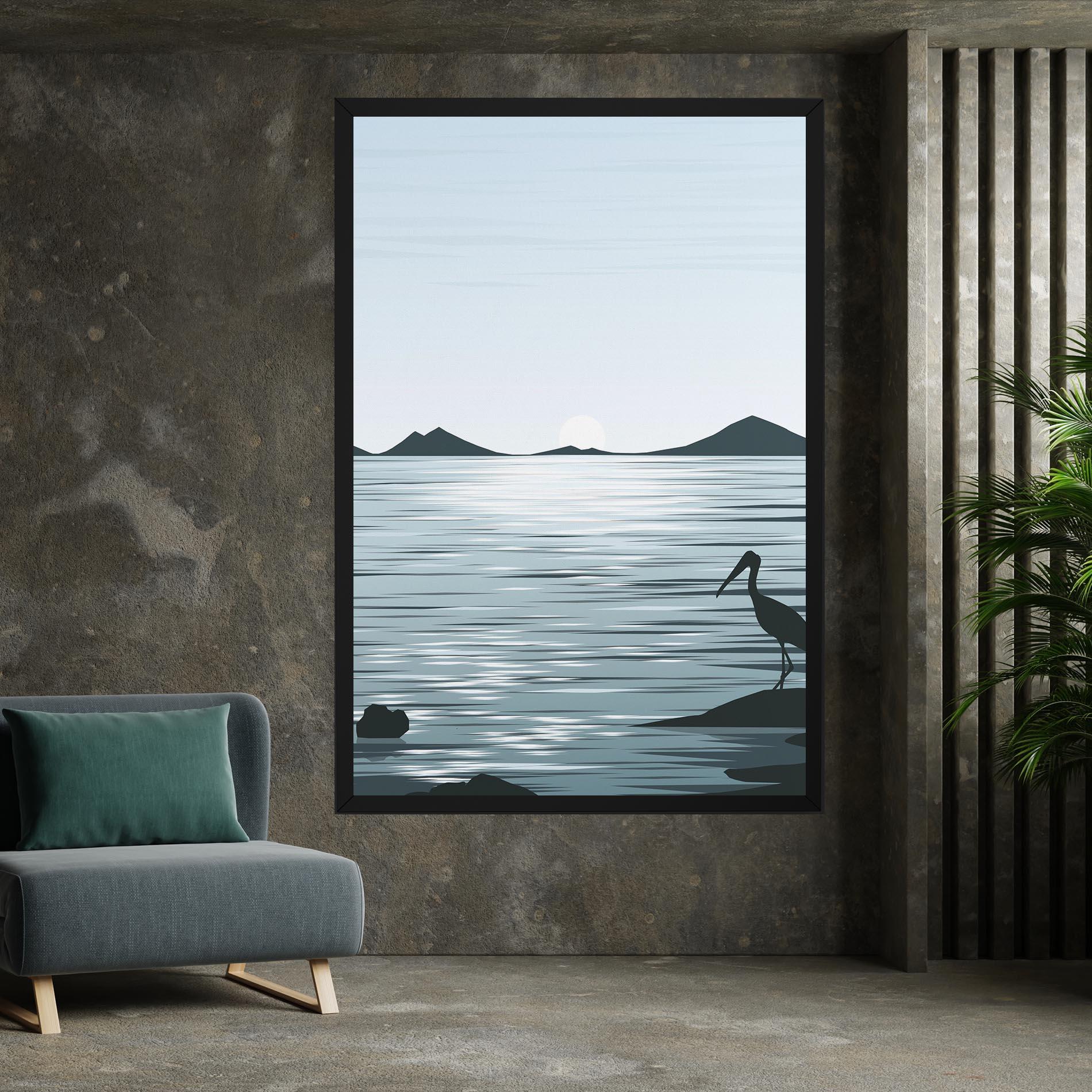 Leinwandbild Sparkling_lake_view mockup 7