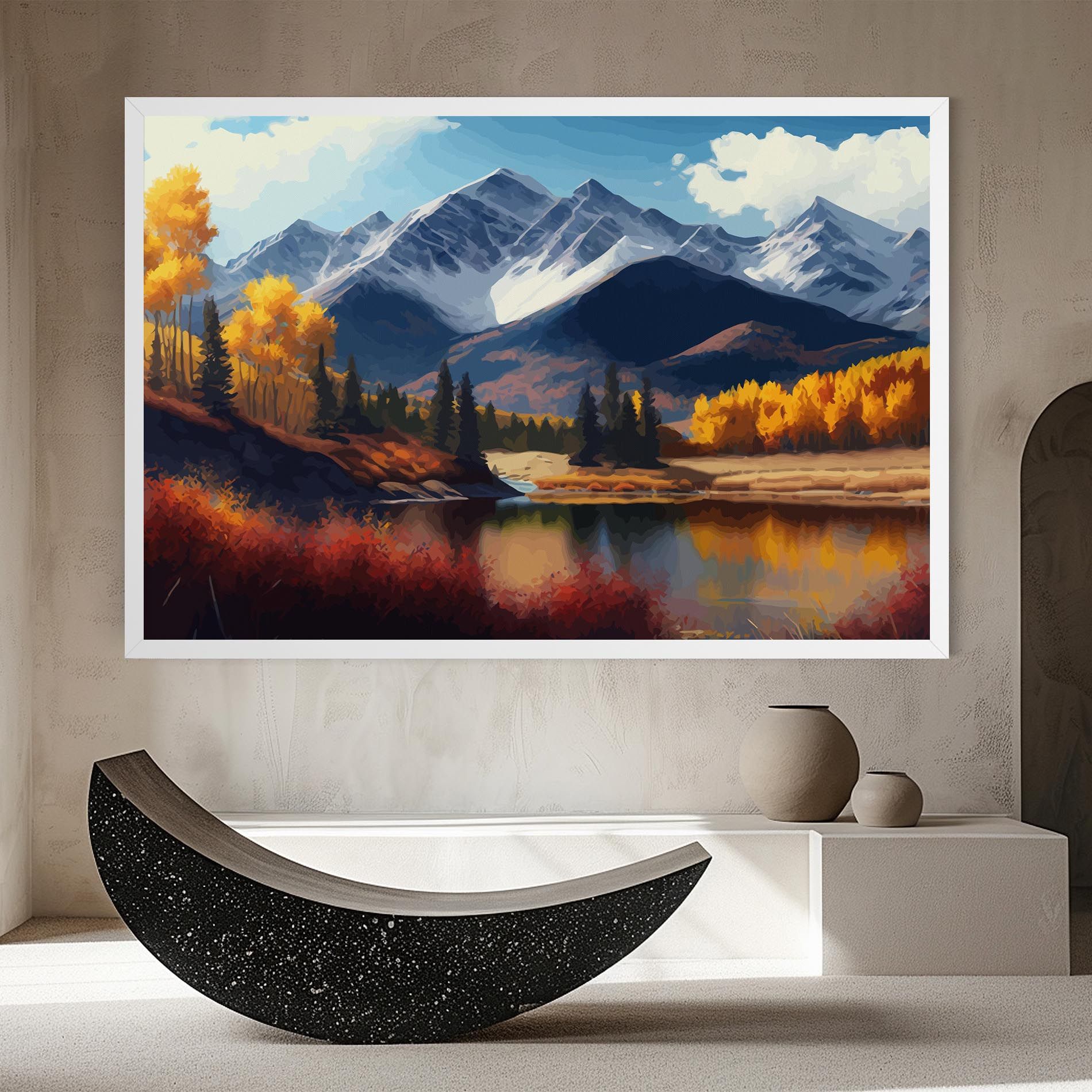 Lake Autumn View mockup 8