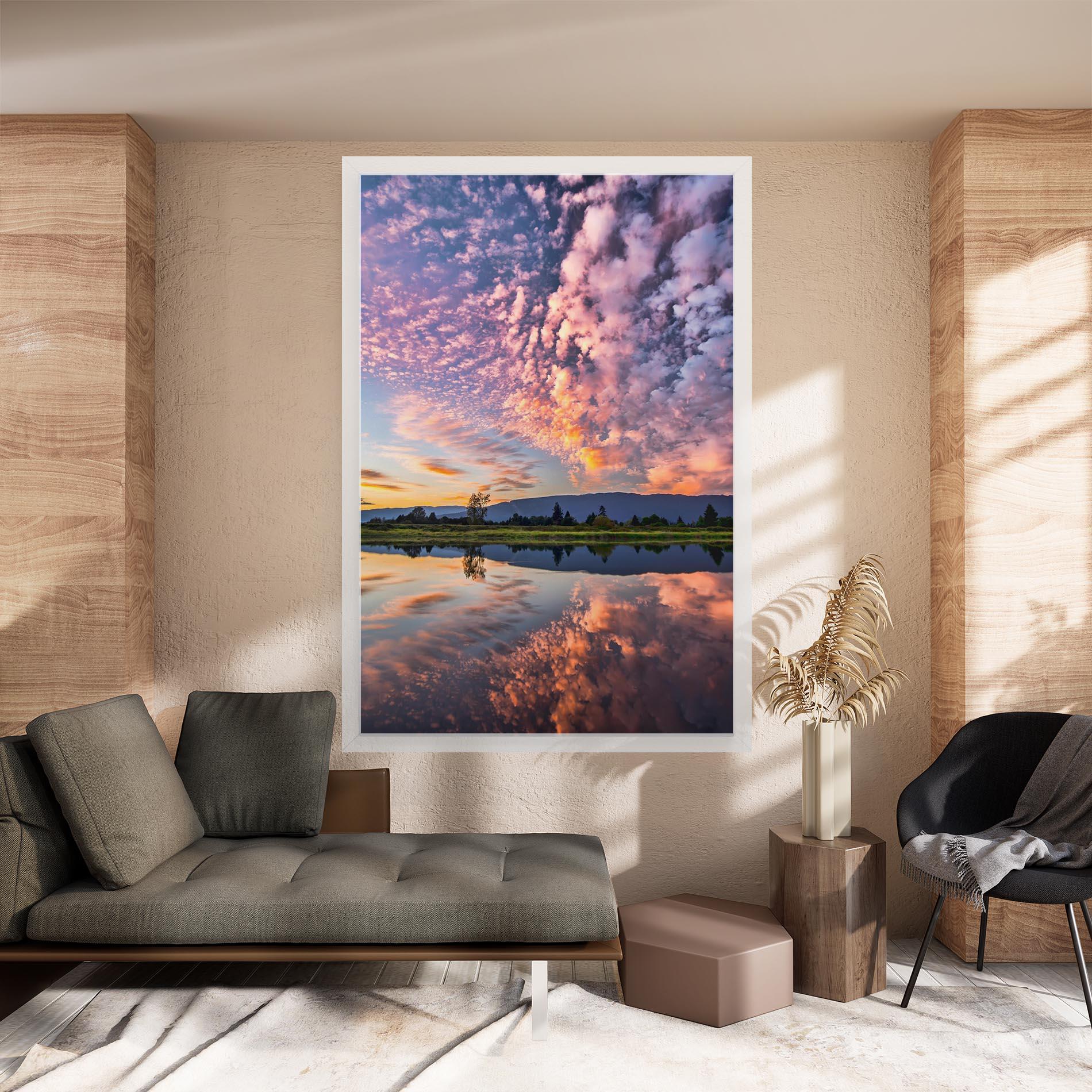 Leinwandbild Beautiful Sky mockup 8