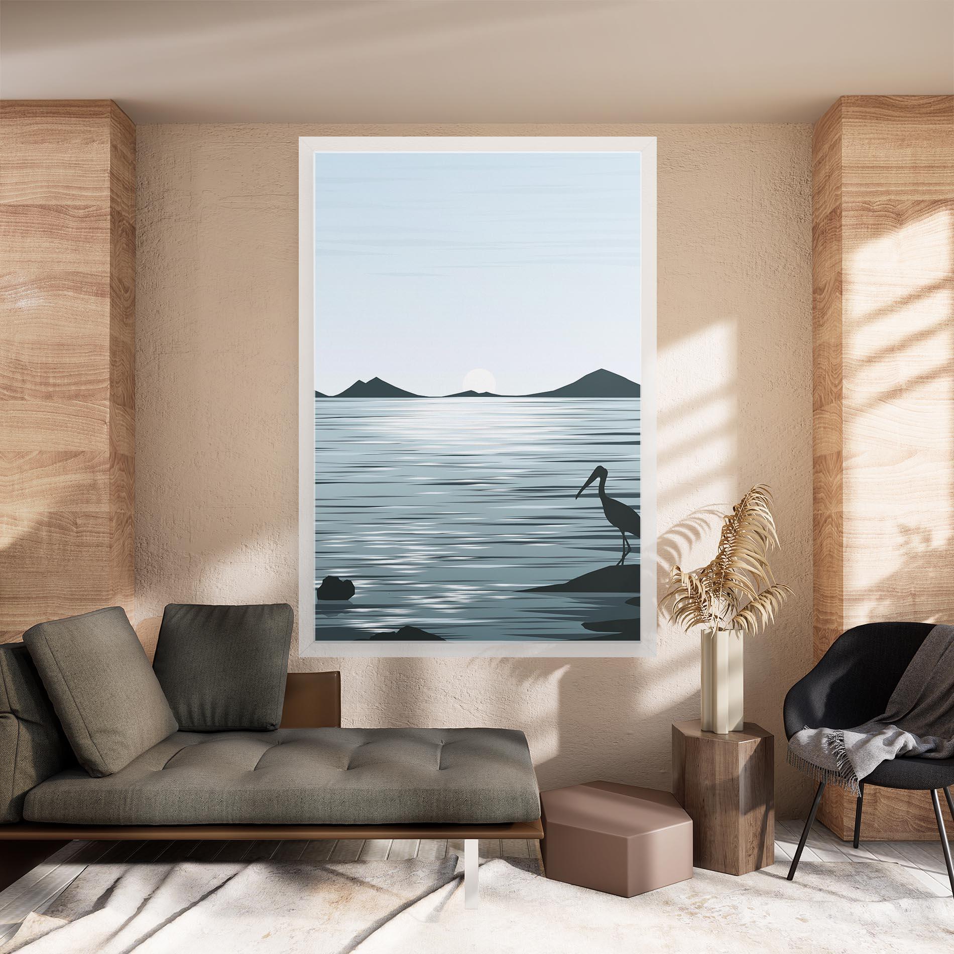 Leinwandbild Sparkling_lake_view mockup 8