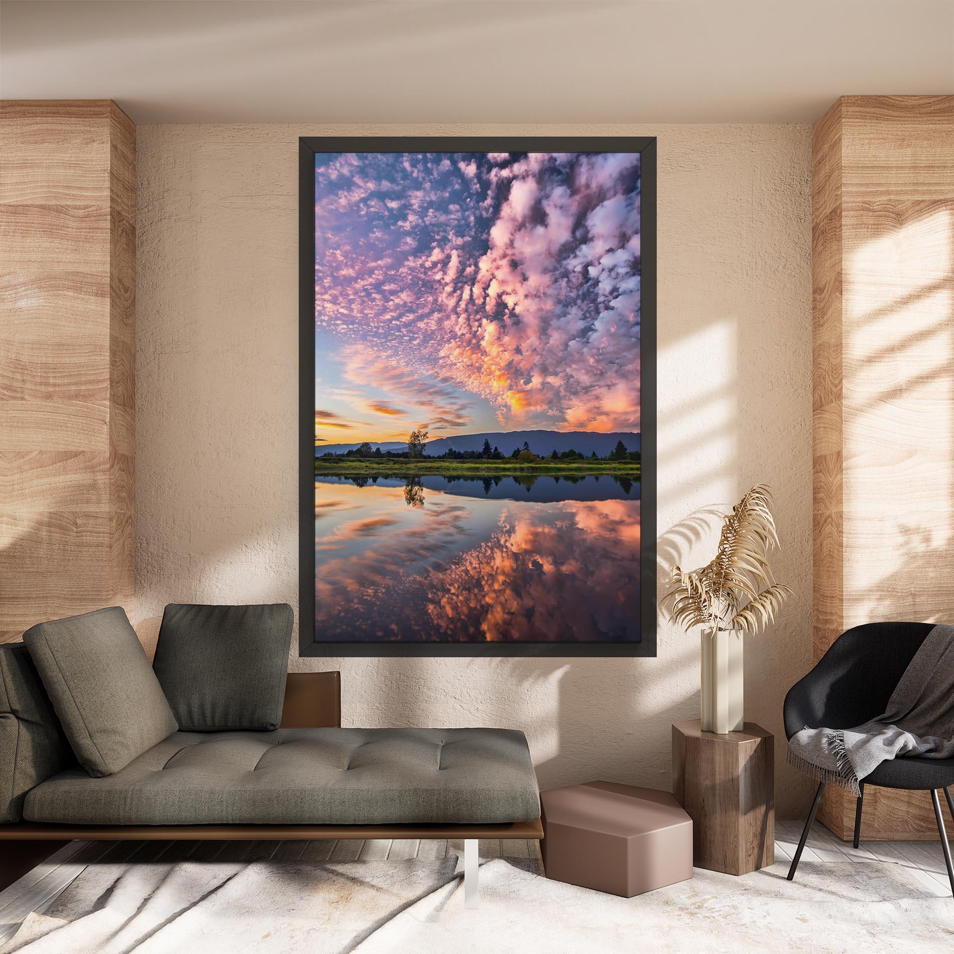 Leinwandbild Beautiful Sky mockup 8
