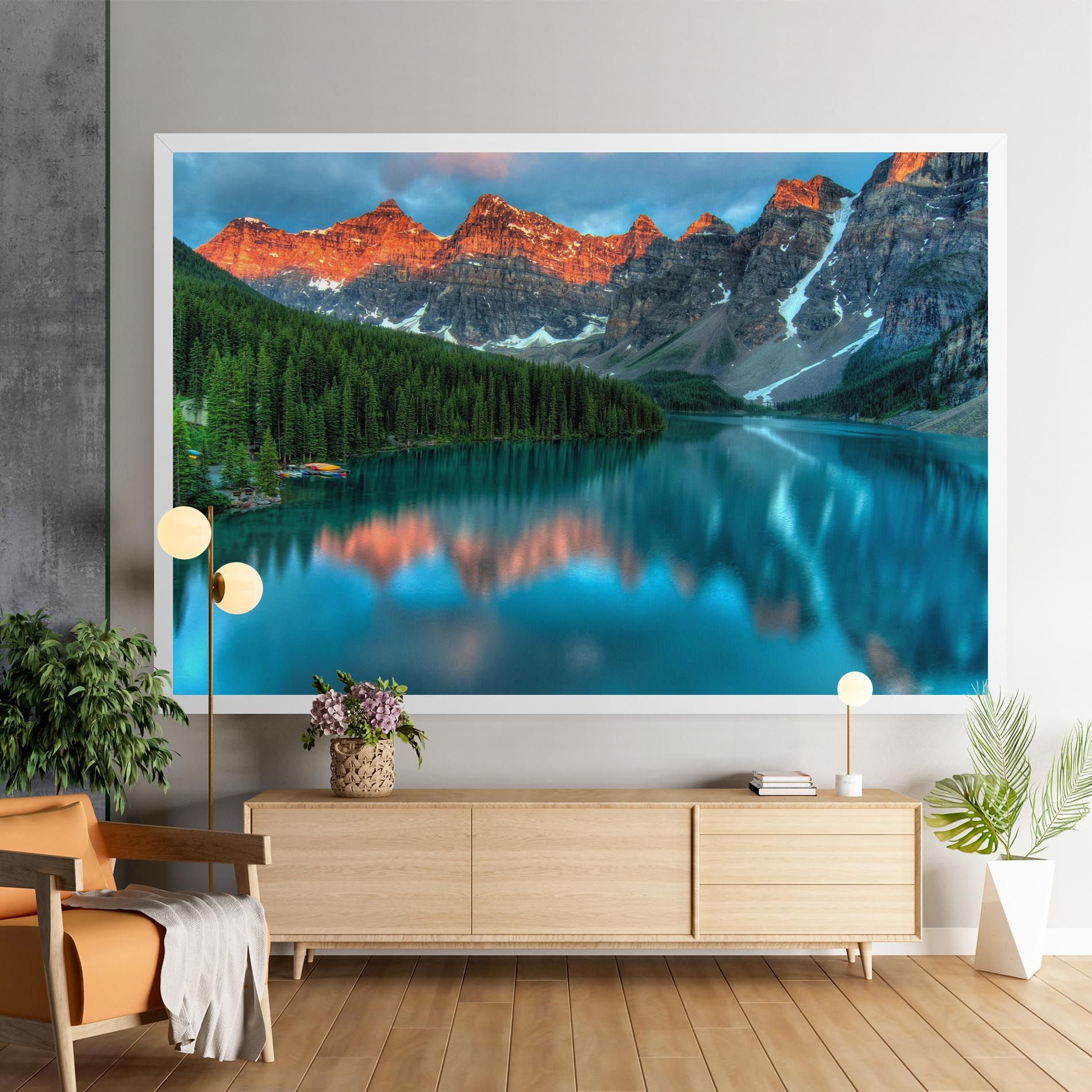 Beautiful Blue Lake mockup 9