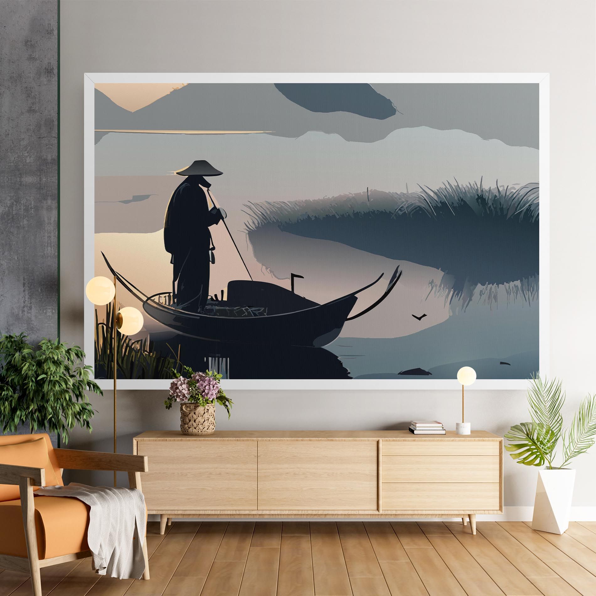 Japan Lake Man mockup 9