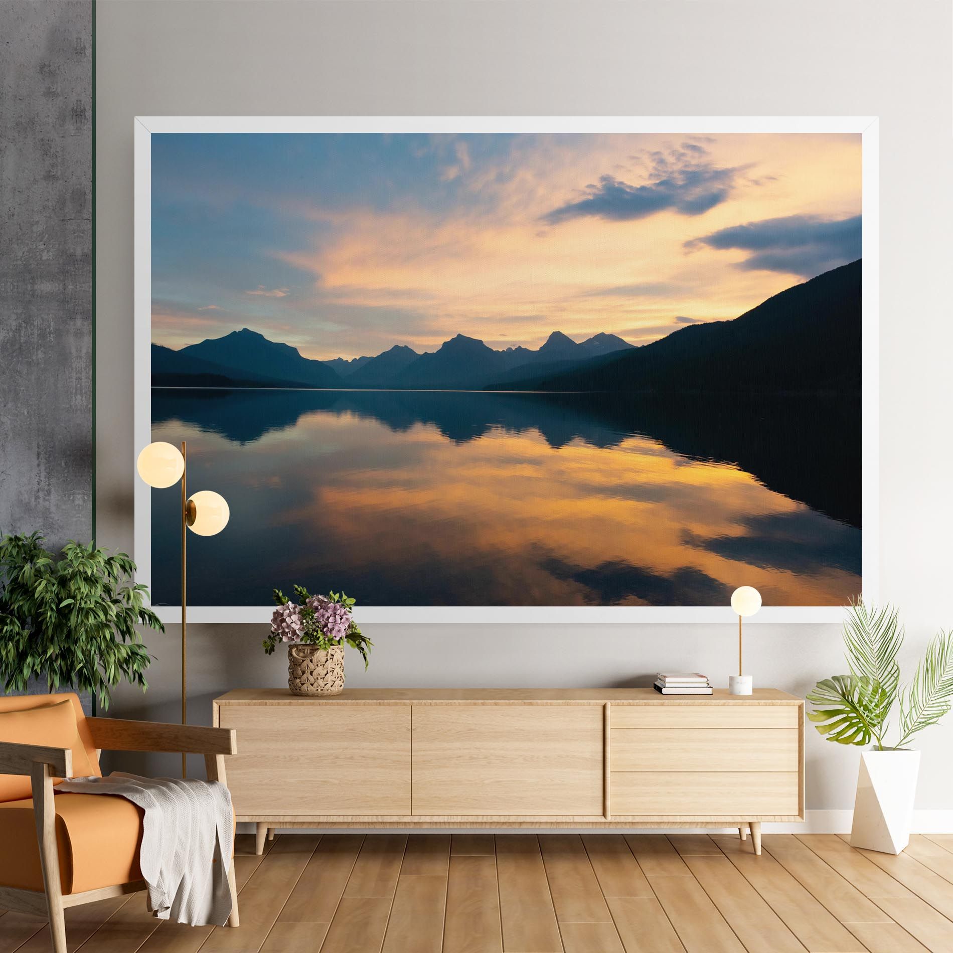 Orange Light Lake mockup 9