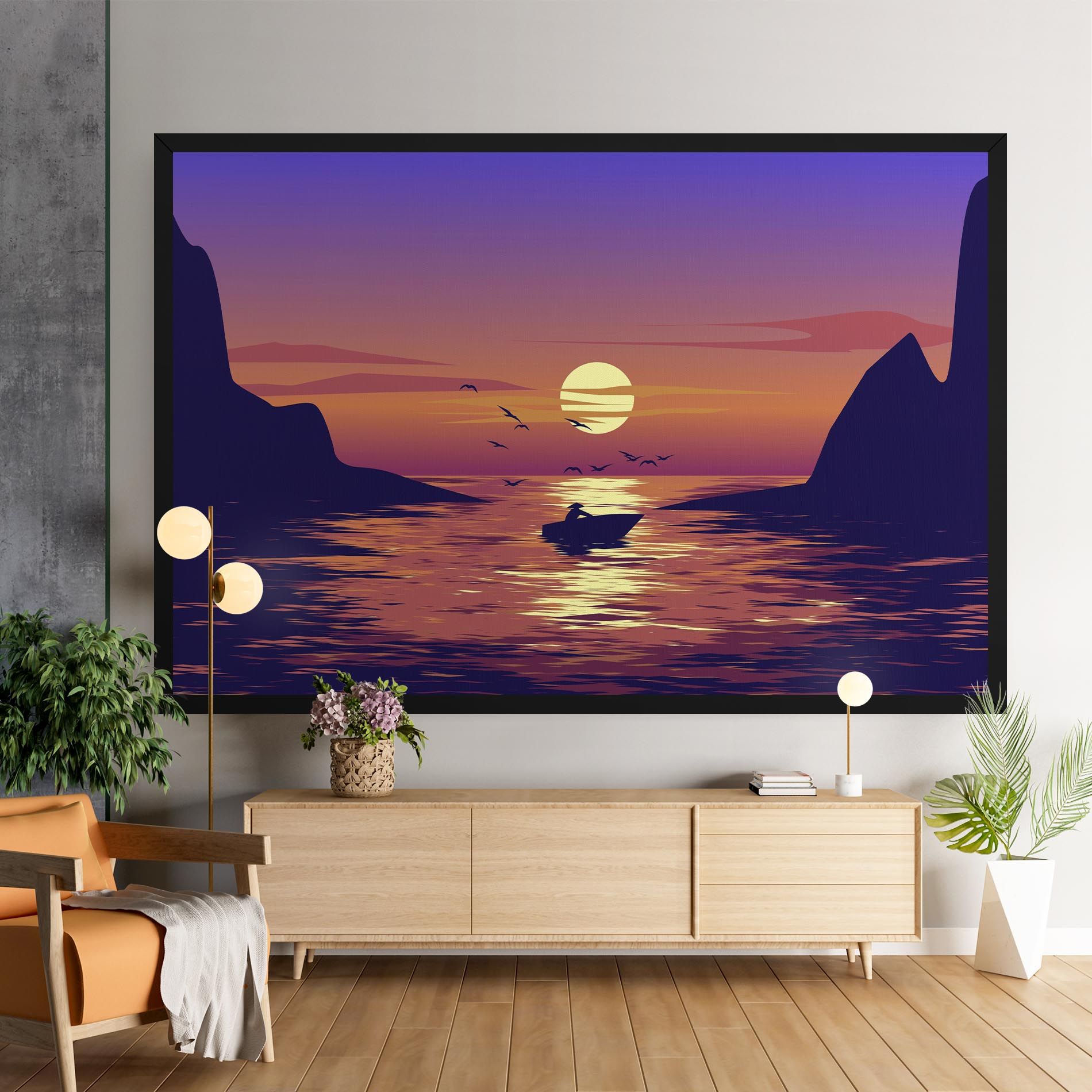 Sunset Scenery View mockup 9