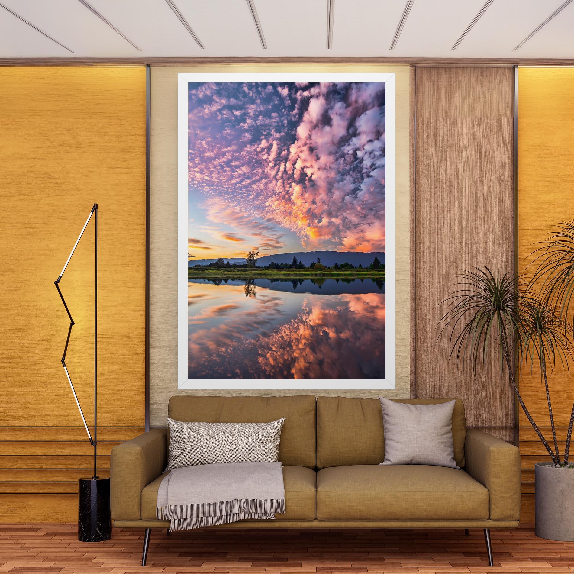 Leinwandbild Beautiful Sky mockup 9