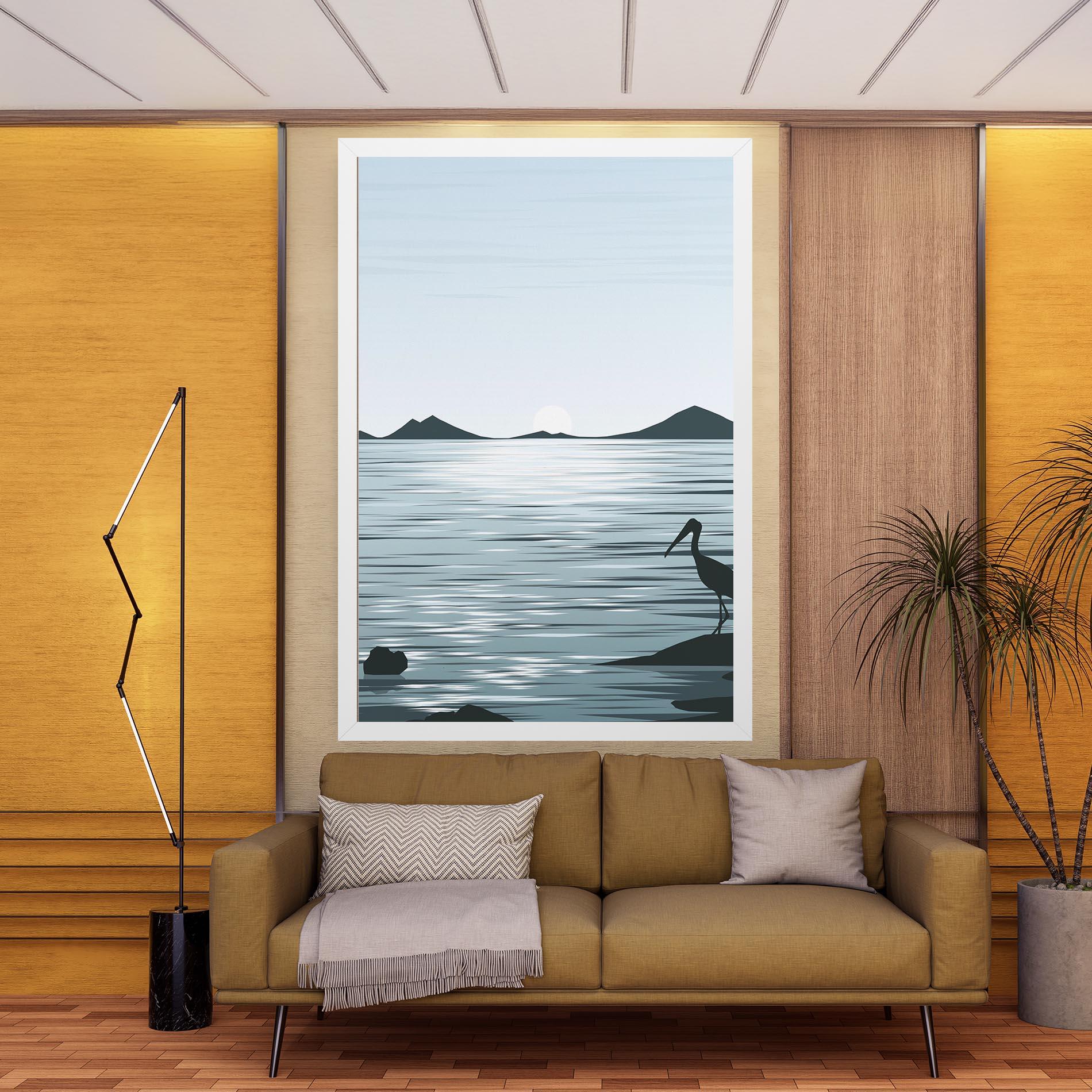 Leinwandbild Sparkling_lake_view mockup 9