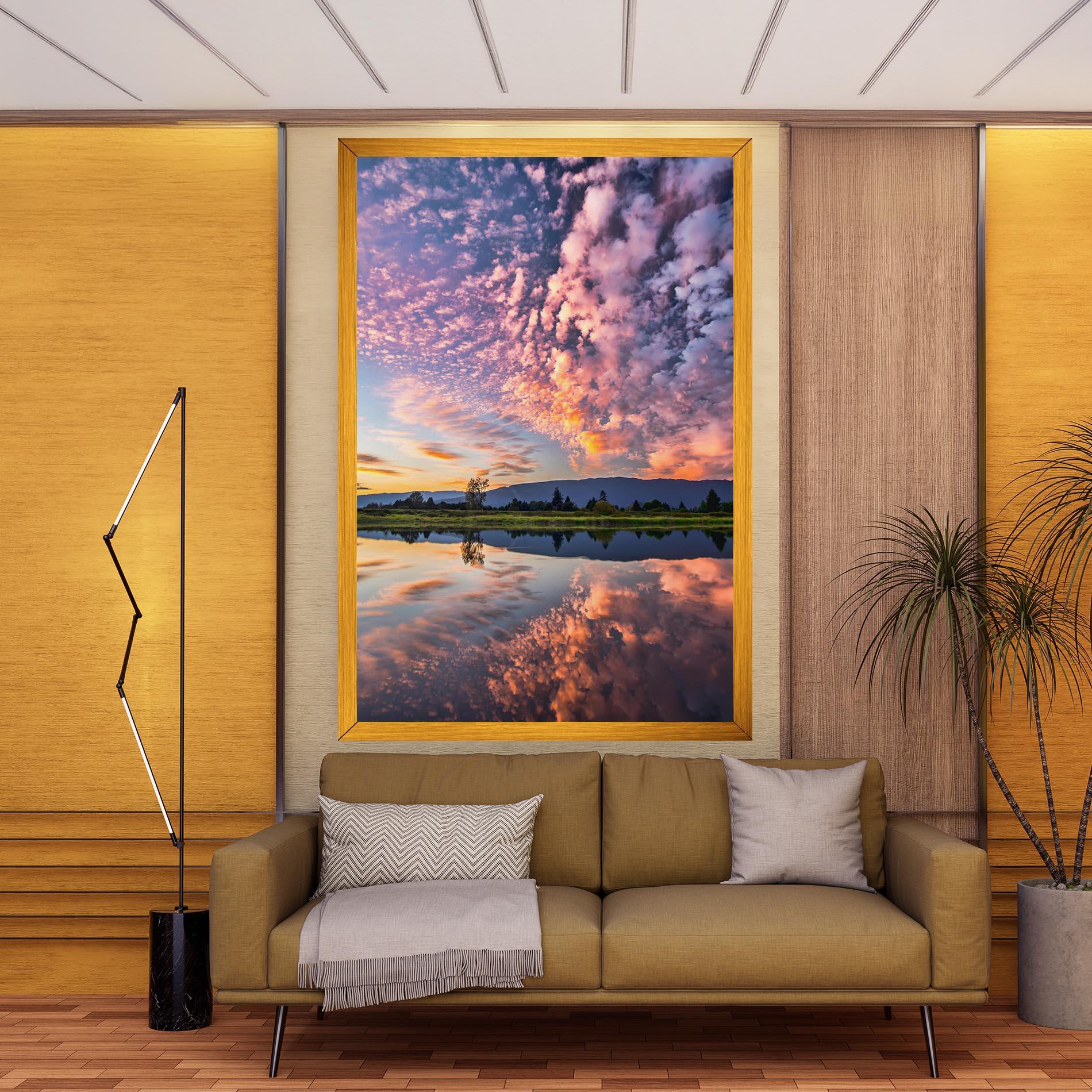 Leinwandbild Beautiful Sky mockup 9