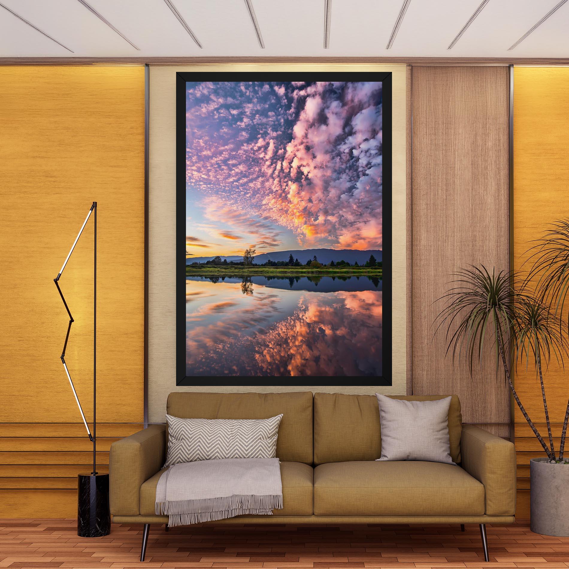 Leinwandbild Beautiful Sky mockup 9