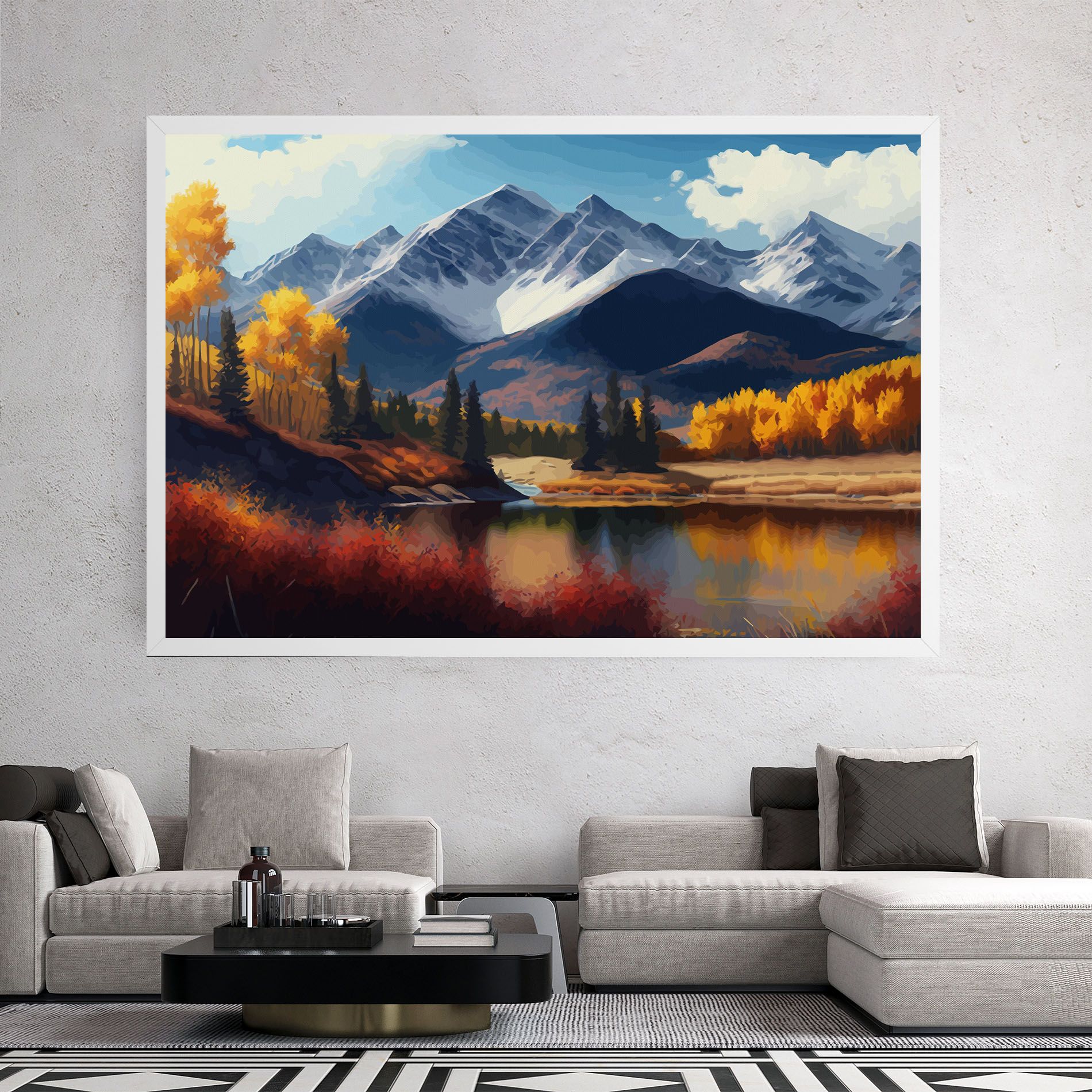 Lake Autumn View mockup 2