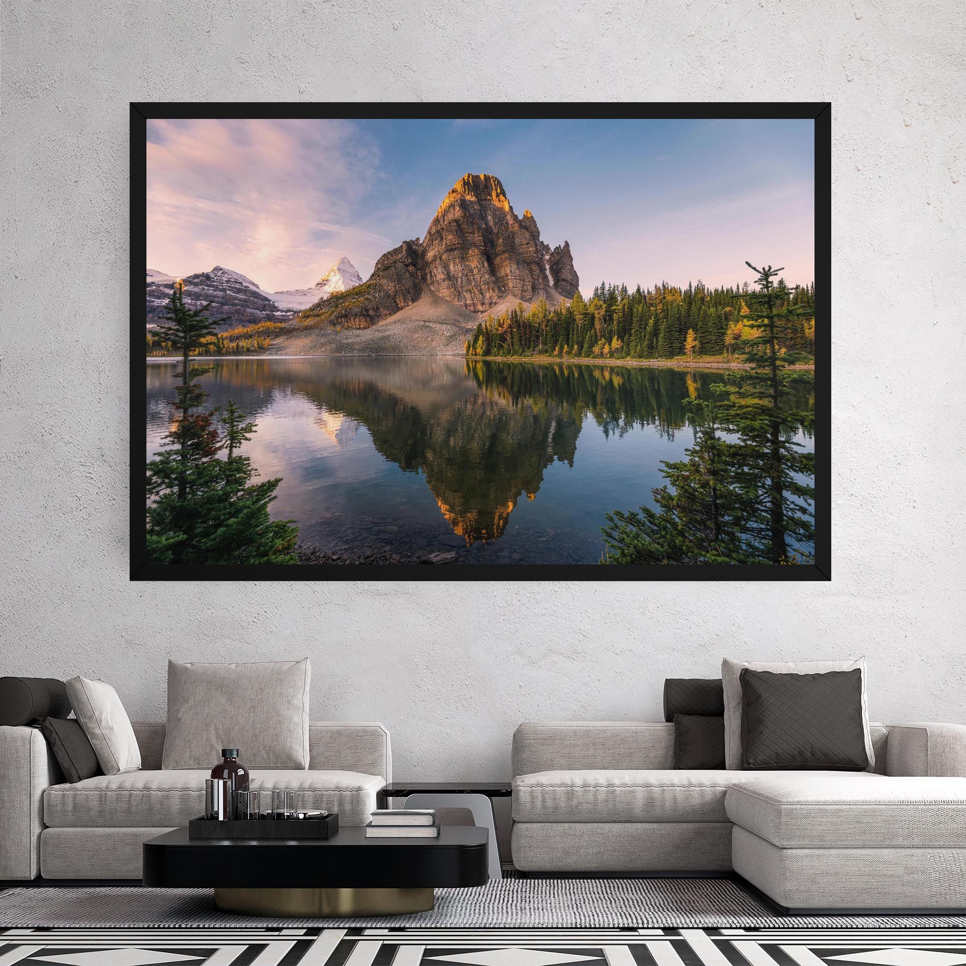 Mountain Sunrise Lake mockup 2