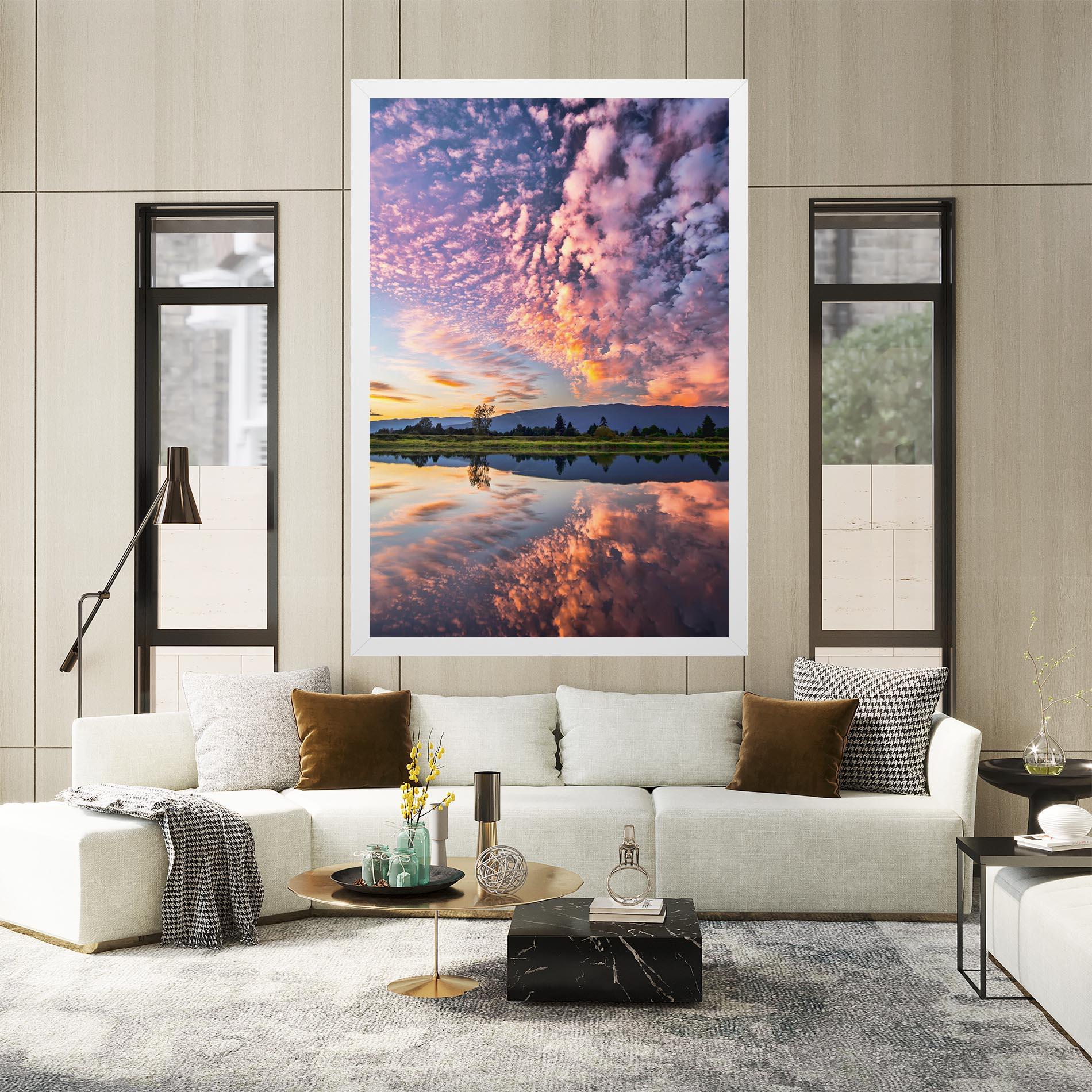 Leinwandbild Beautiful Sky mockup 2