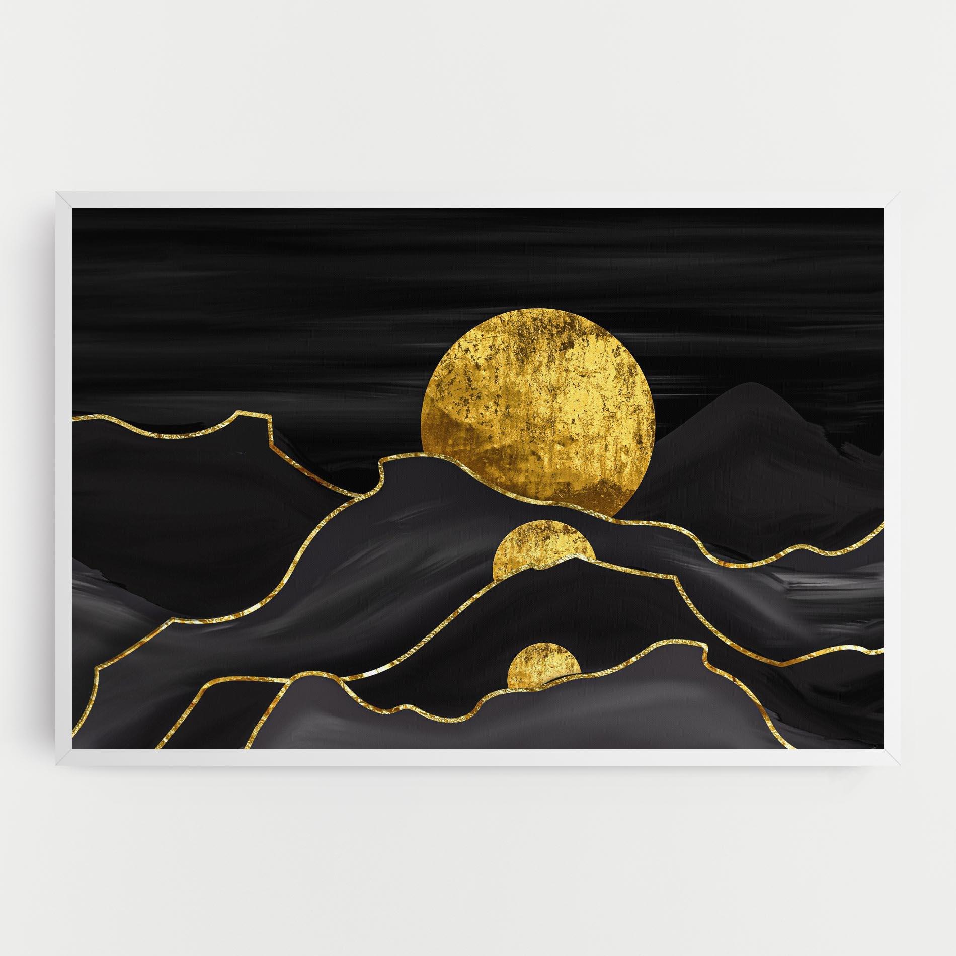 Leinwandbild Black Moutains mockup 0