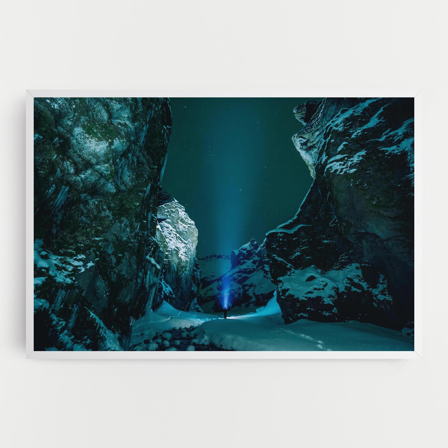 Leinwandbild Green Light Mountain mockup 0