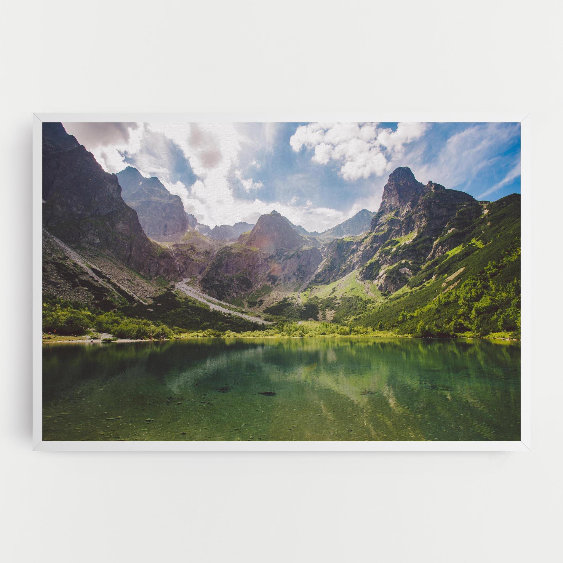 Leinwandbild Green Mountain mockup 0