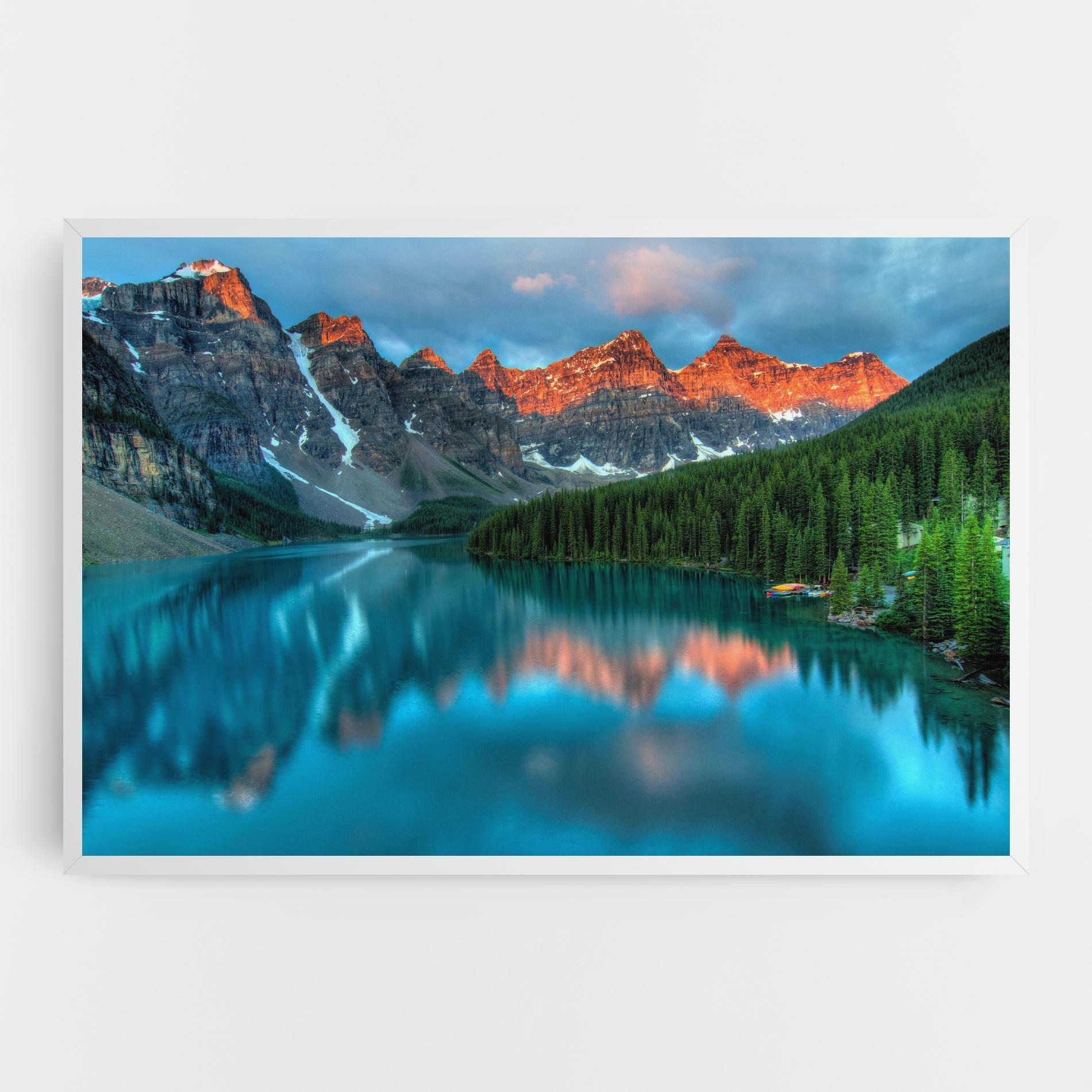 Leinwandbild Lake Reflection mockup 0