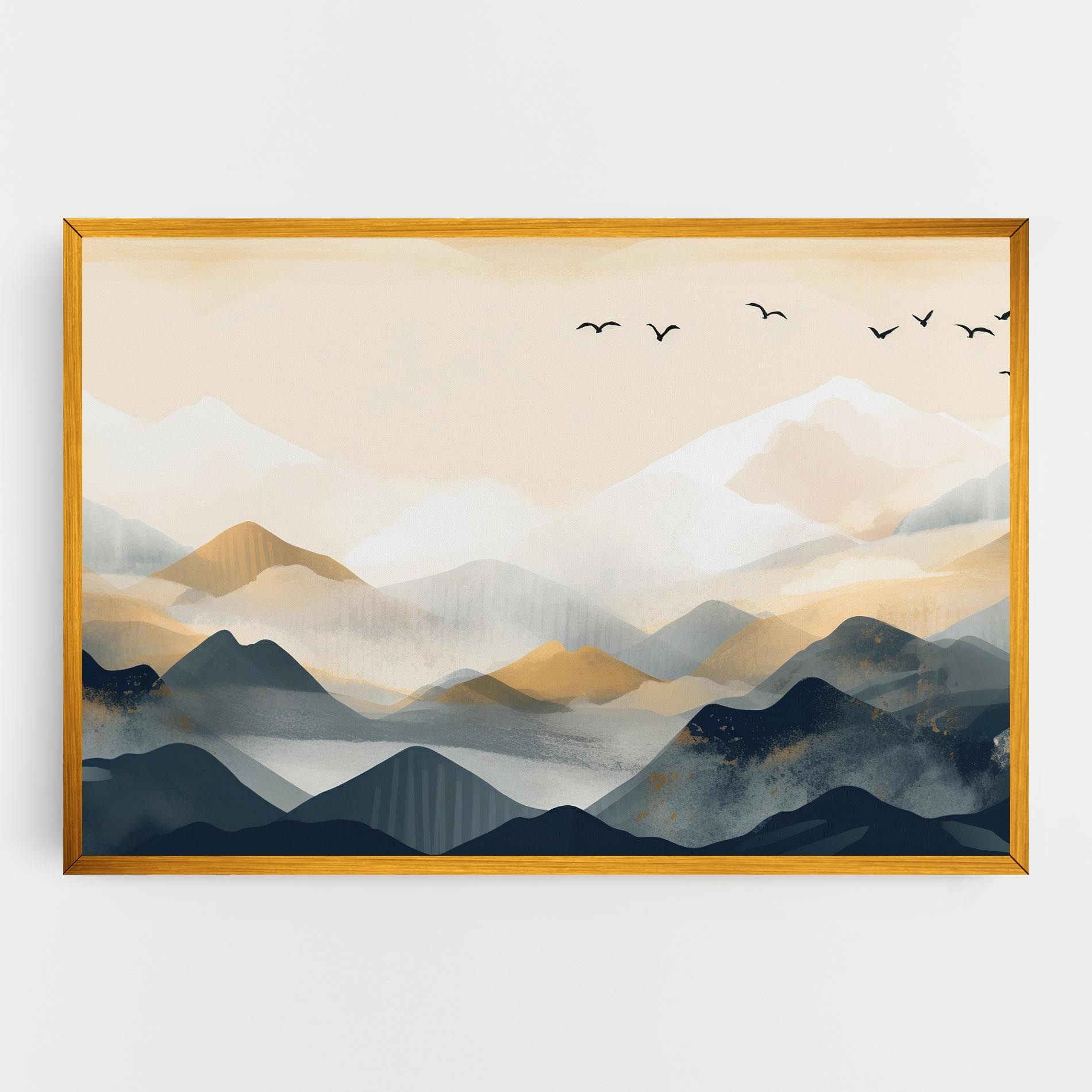 Gold Foggy Blue mockup 0