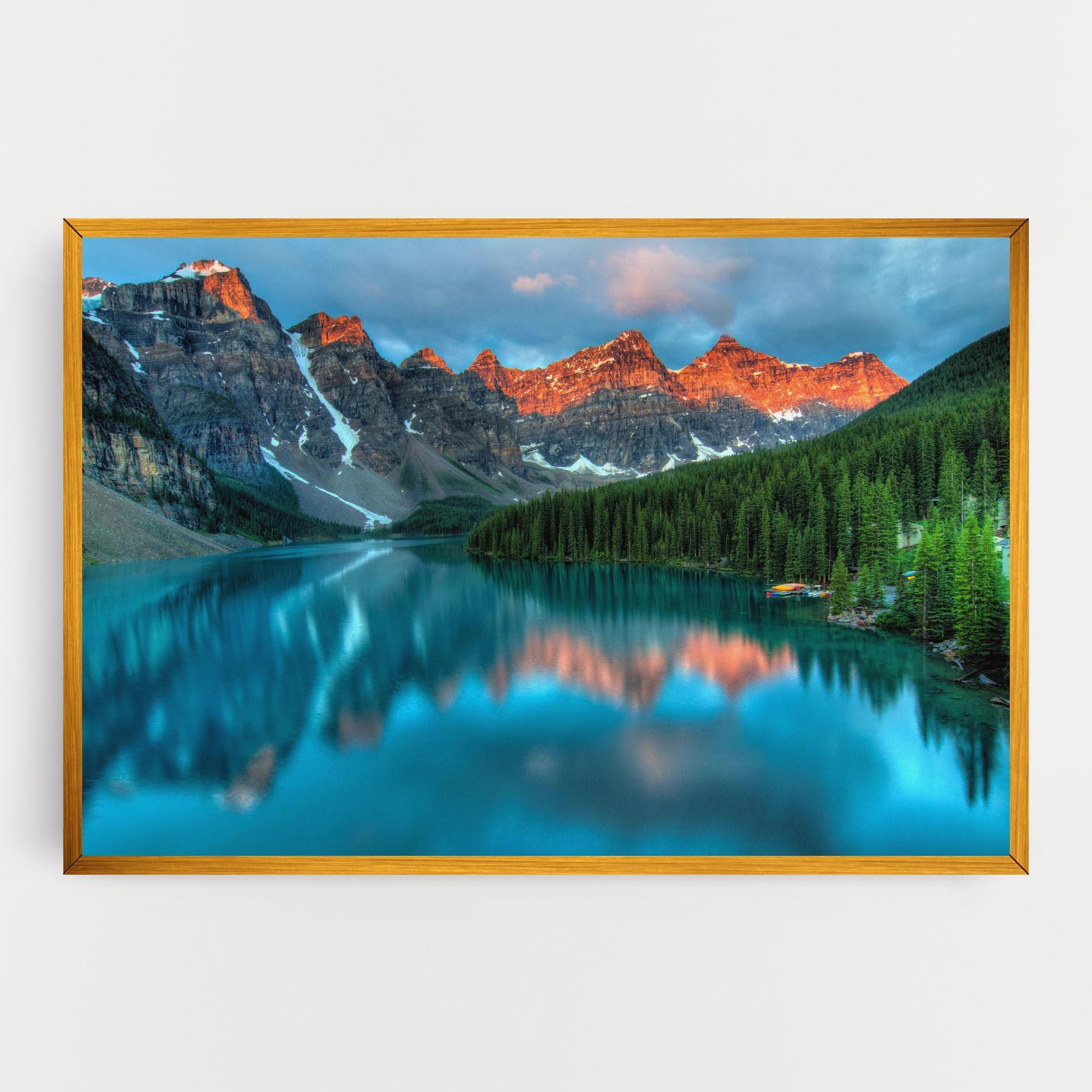 Leinwandbild Lake Reflection mockup 0