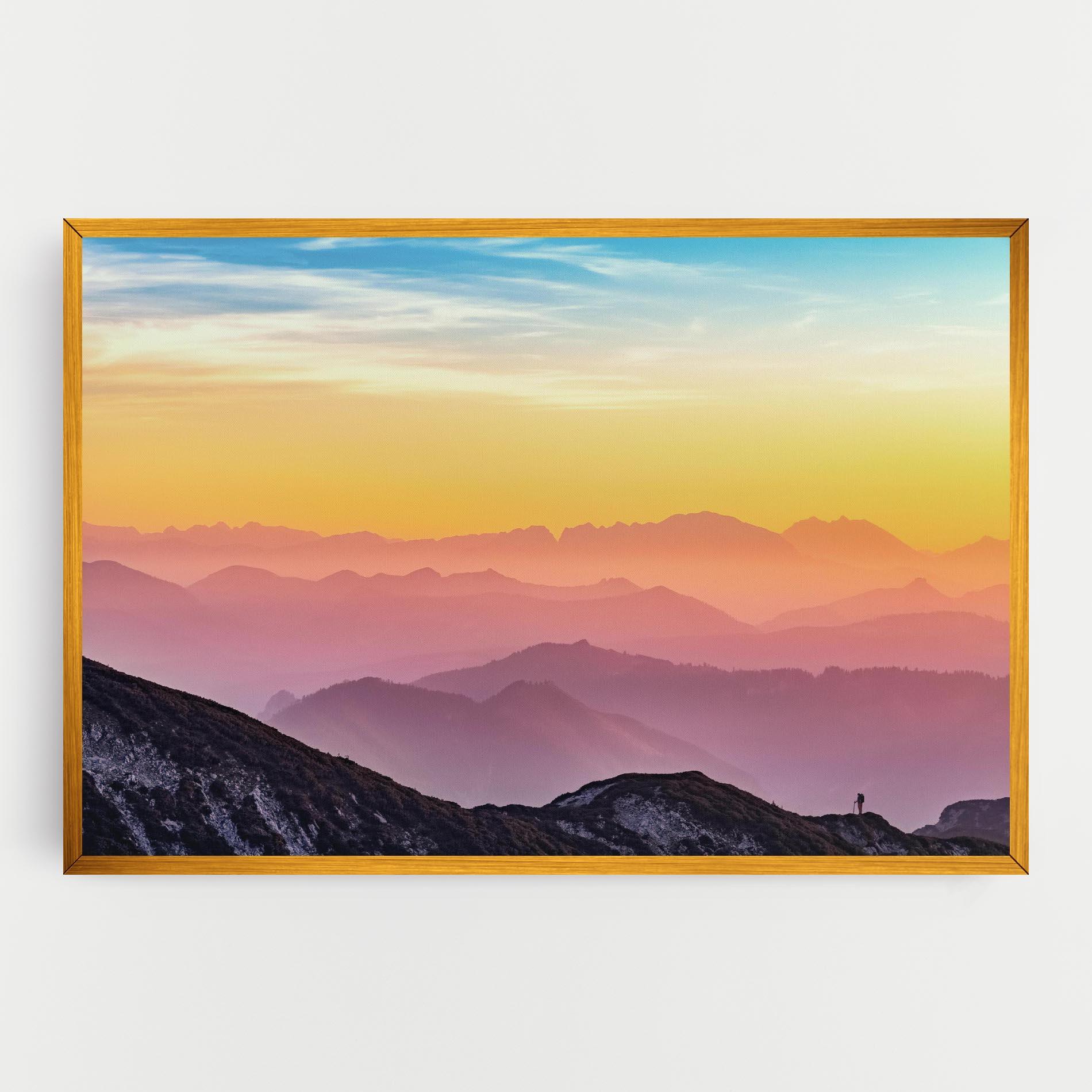 Leinwandbild Pink Mist mockup 0