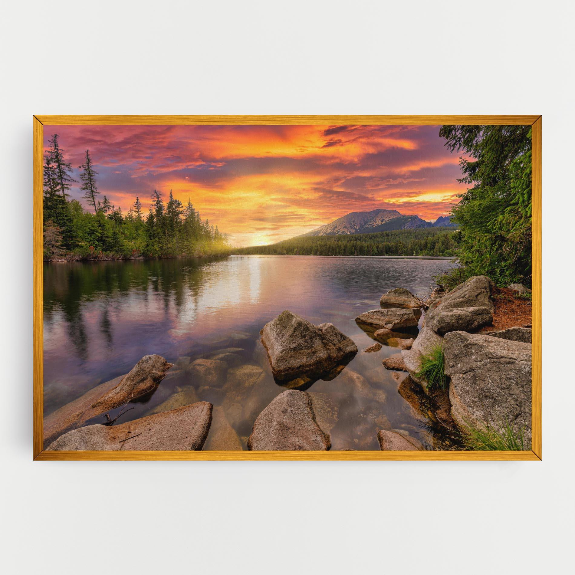 Leinwandbild Tatra View mockup 0