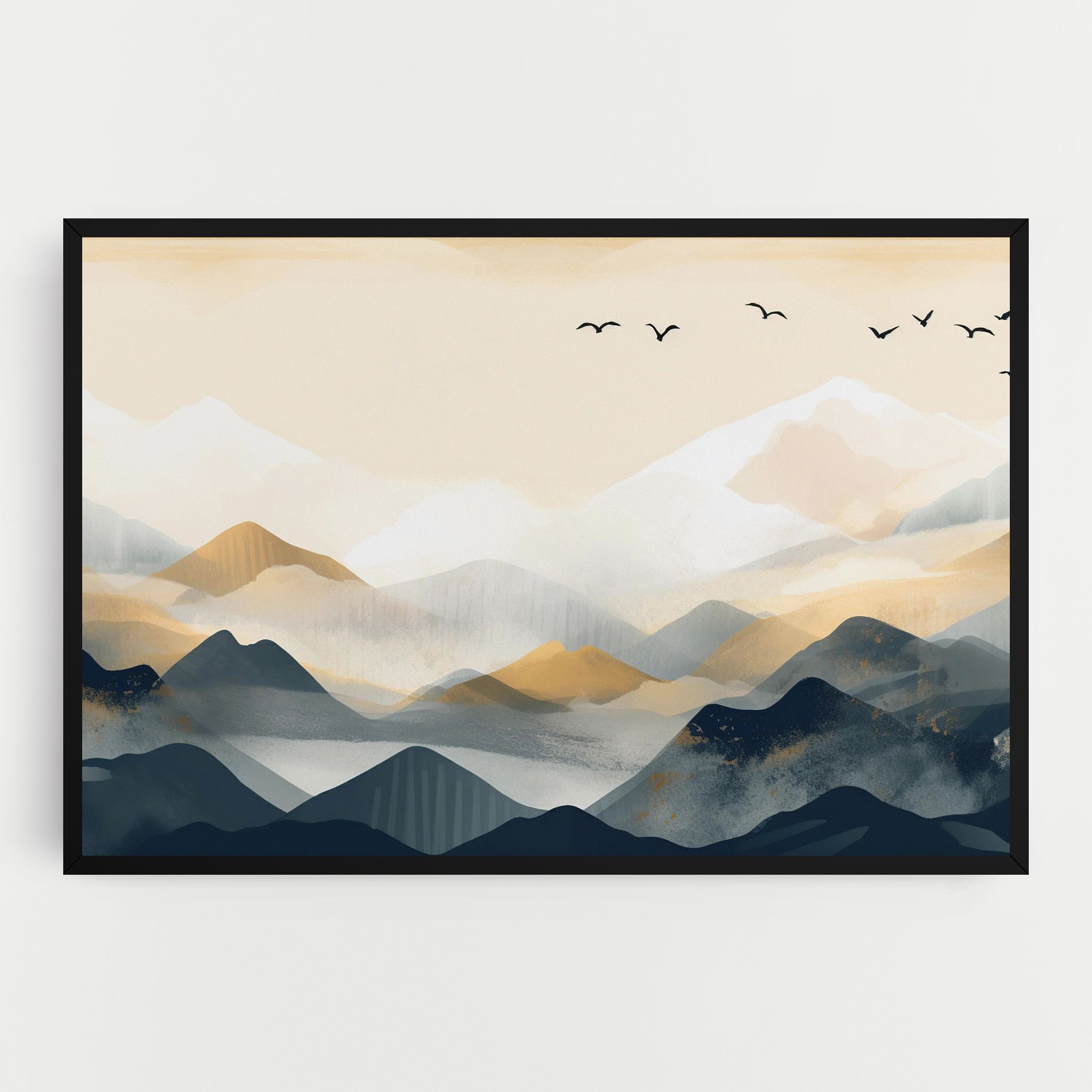 Gold Foggy Blue mockup 0