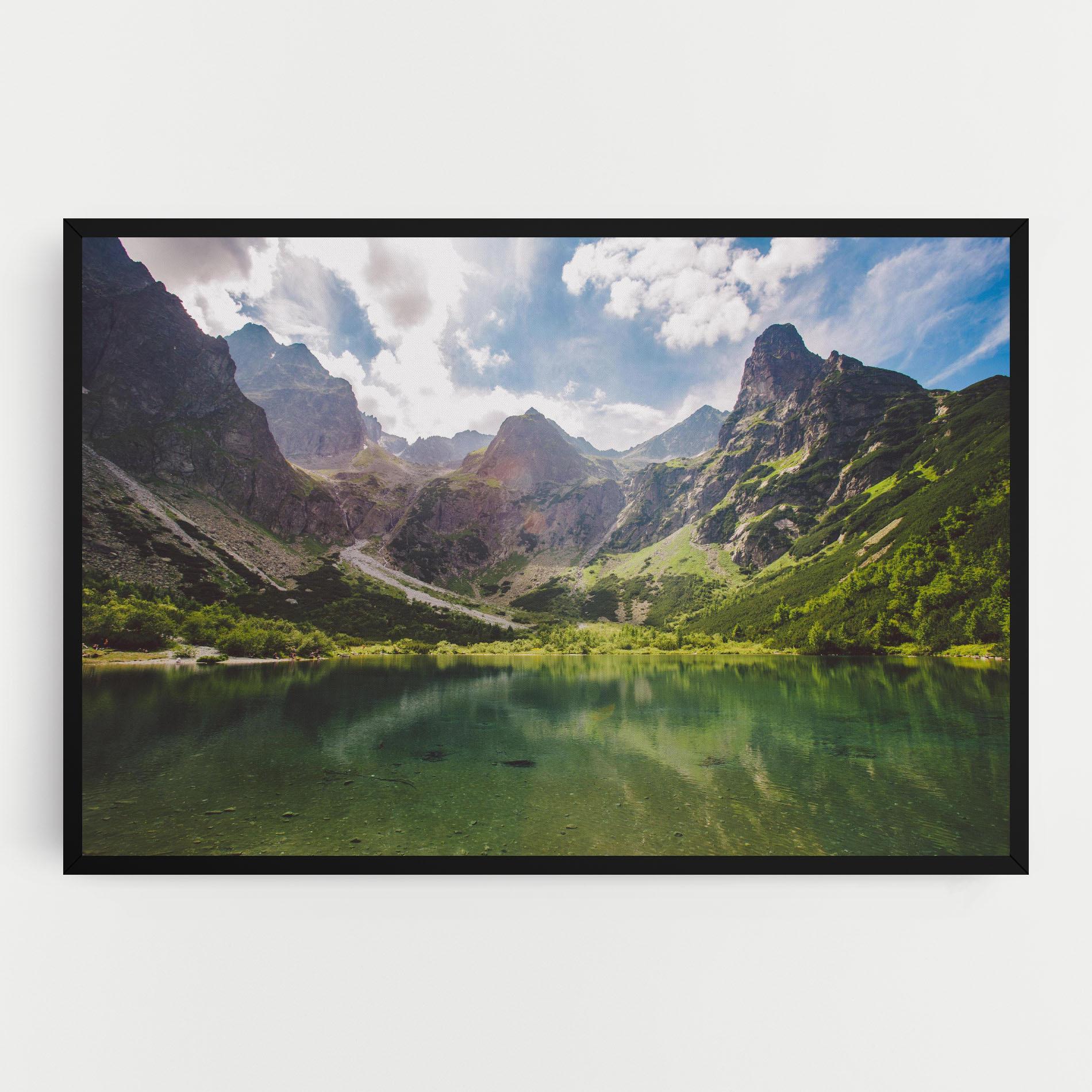 Leinwandbild Green Mountain mockup 0