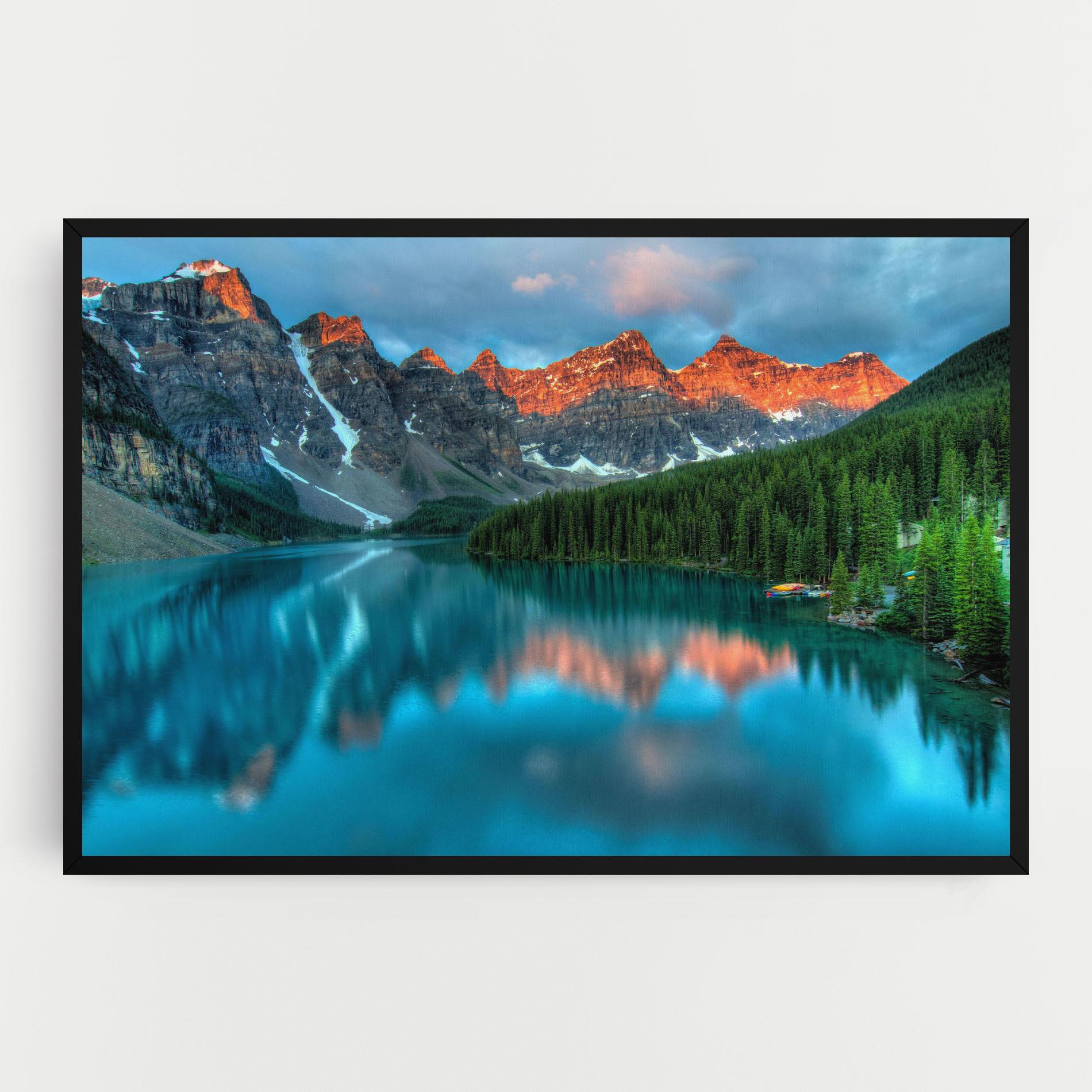 Leinwandbild Lake Reflection mockup 0