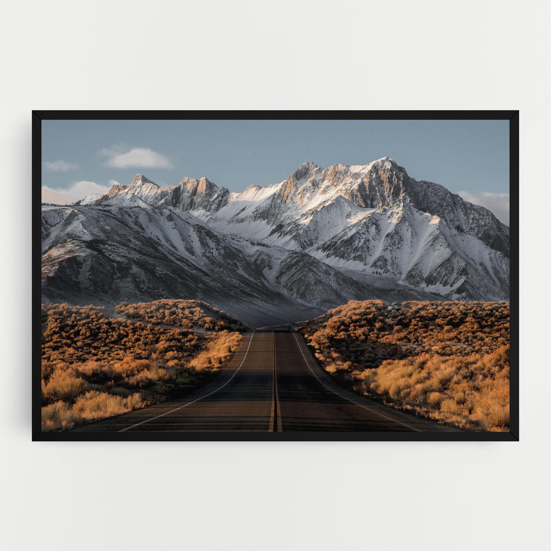 Leinwandbild Nice Mountain Road mockup 0