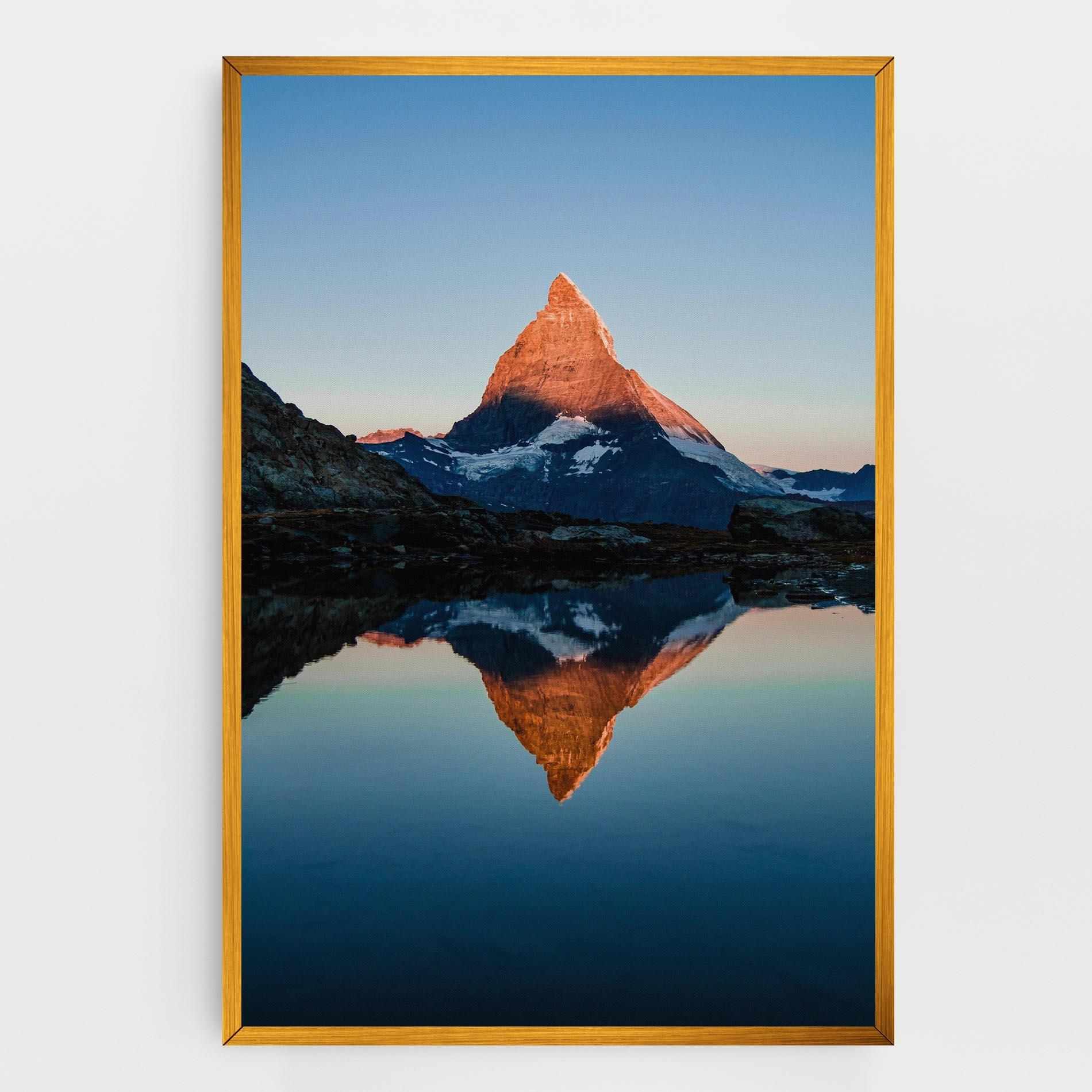 Leinwandbild Mirror Mountain mockup 0