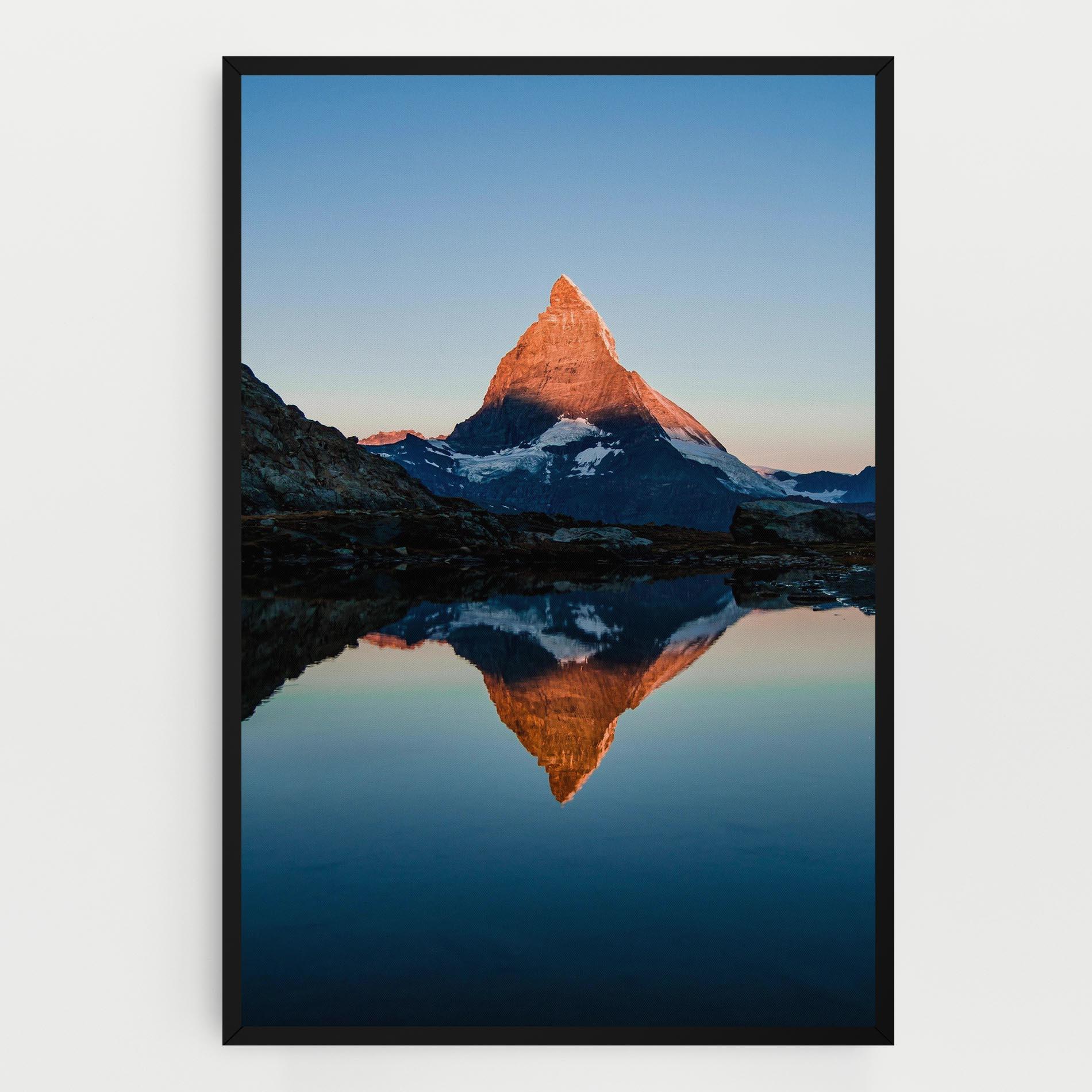 Leinwandbild Mirror Mountain mockup 0