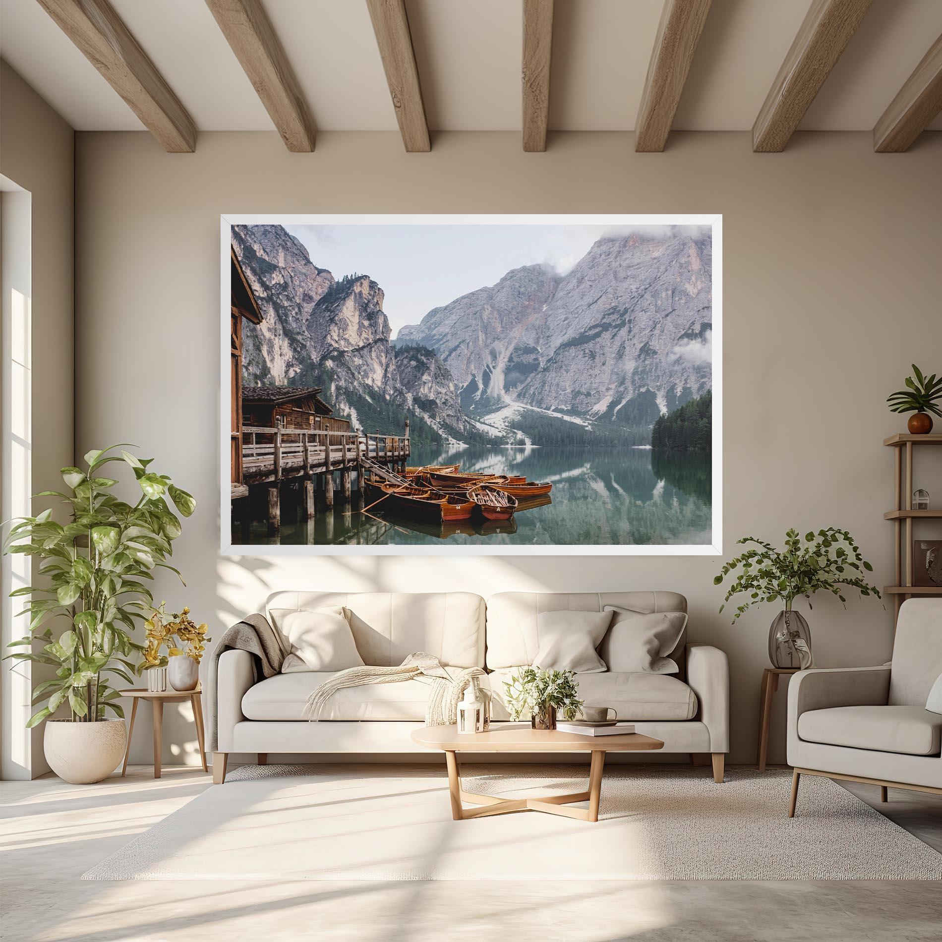 Leinwandbild Cabin Lake mockup 6