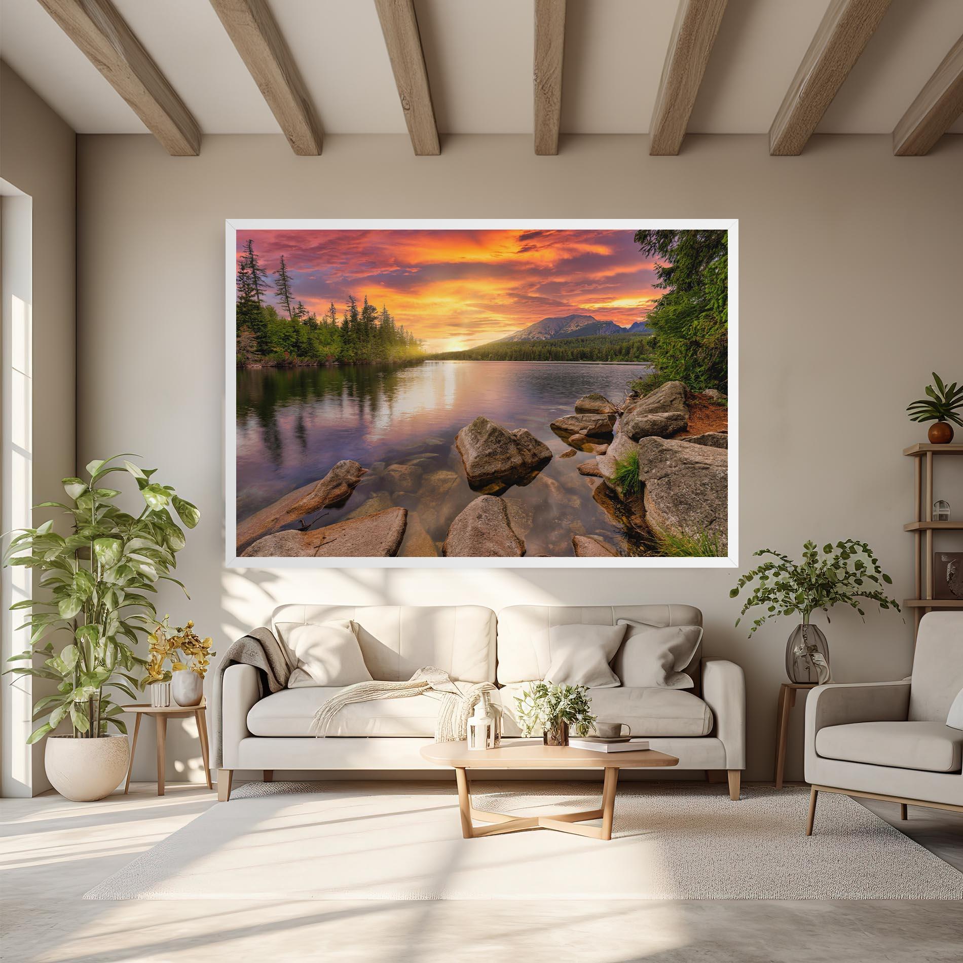 Leinwandbild Tatra View mockup 6