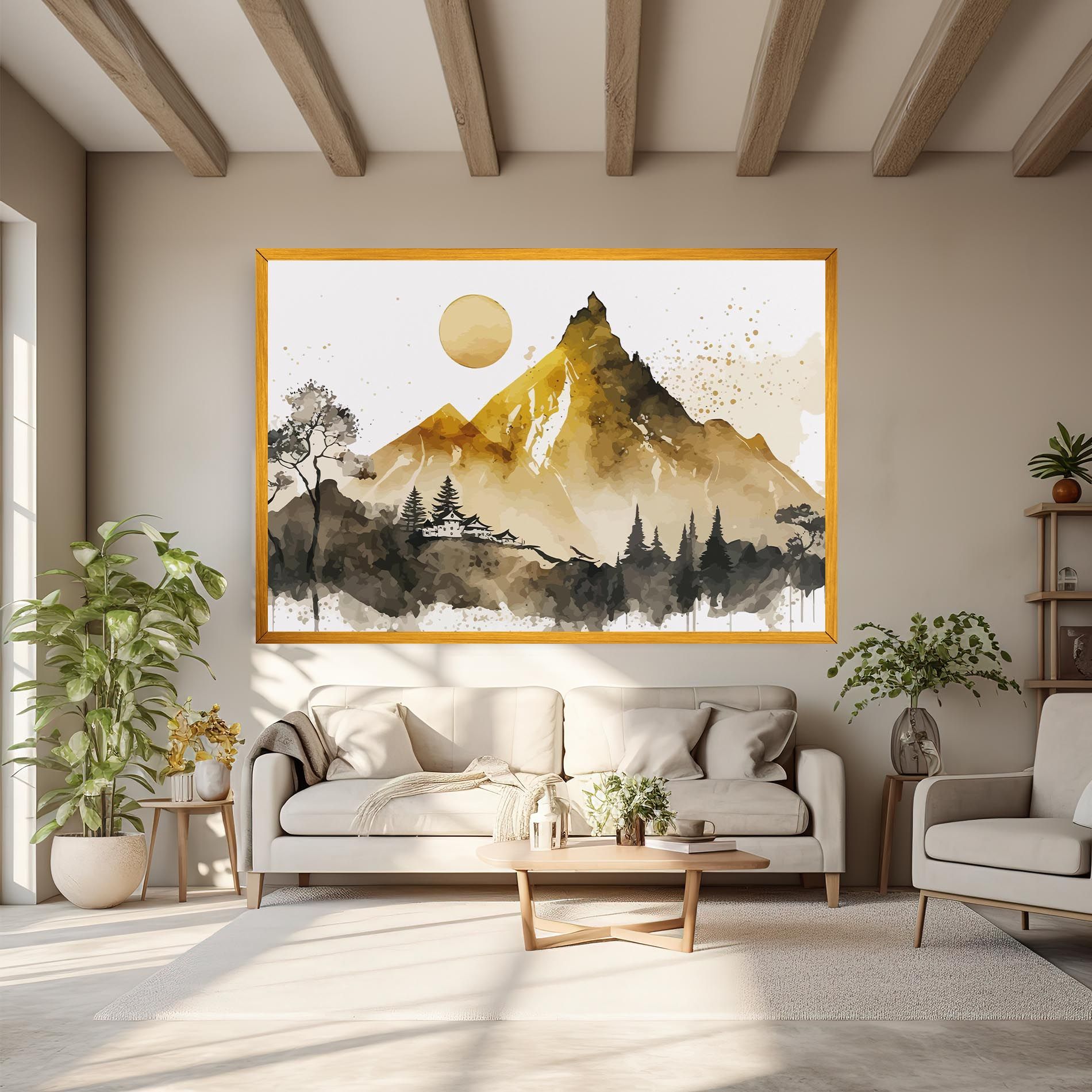 Gold Mountain Art mockup 6