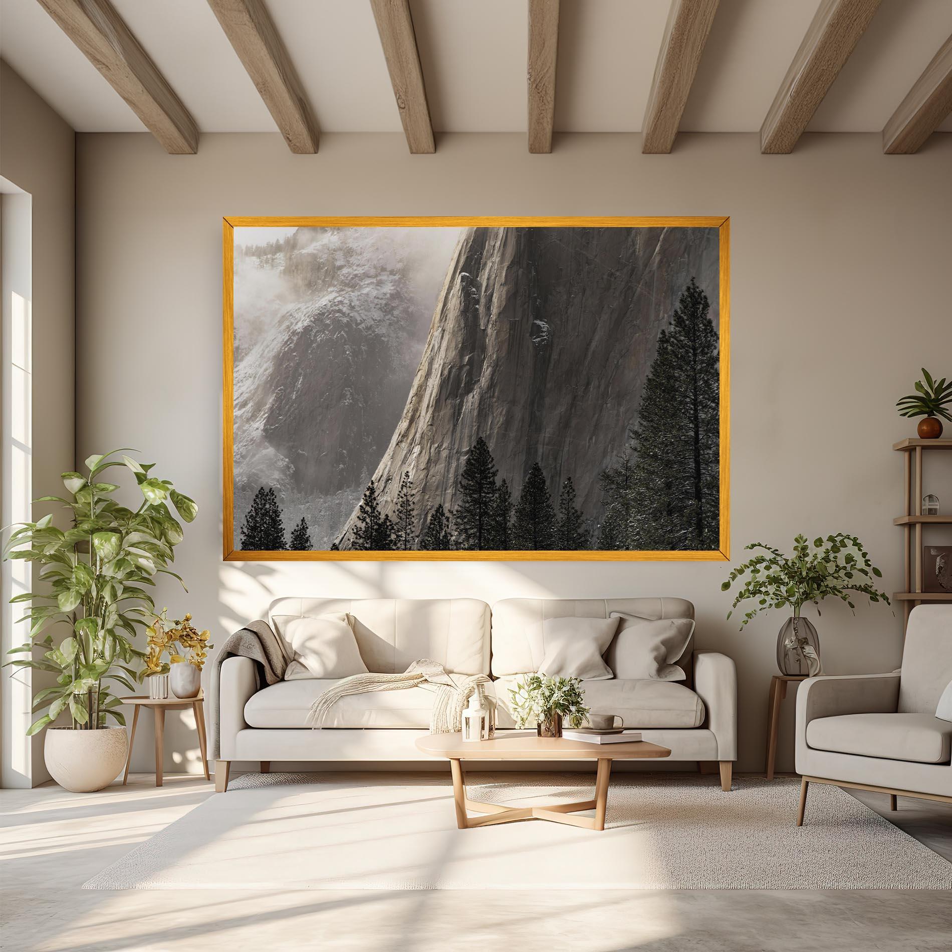 Leinwandbild Green Tree Mountain mockup 6