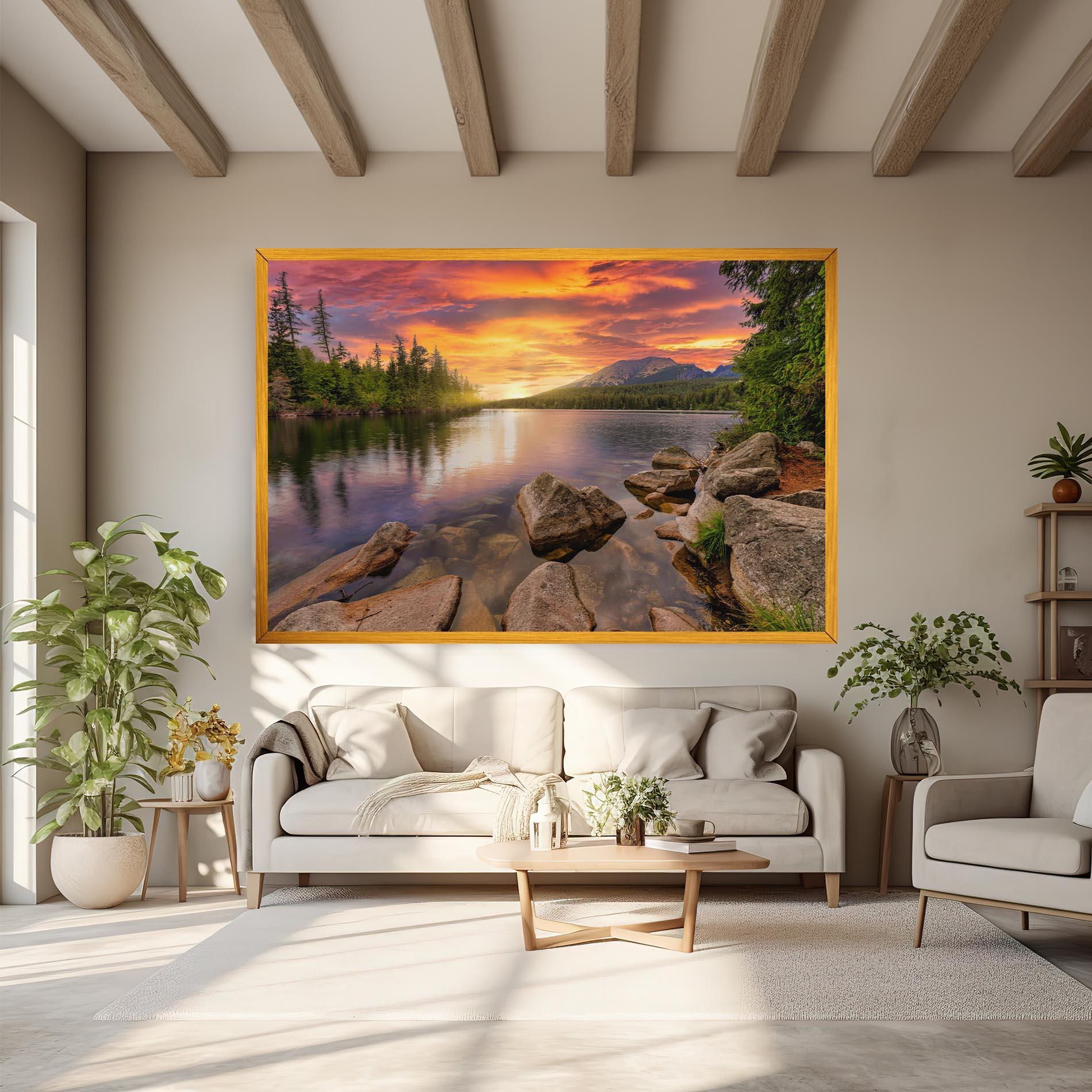 Leinwandbild Tatra View mockup 6