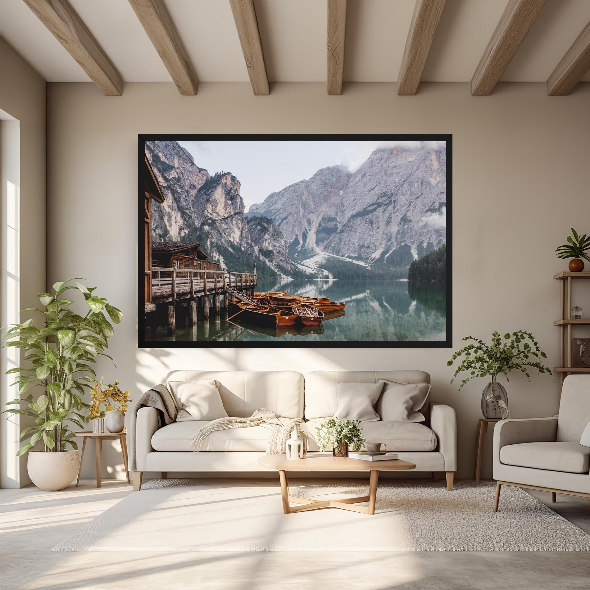 Leinwandbild Cabin Lake mockup 6