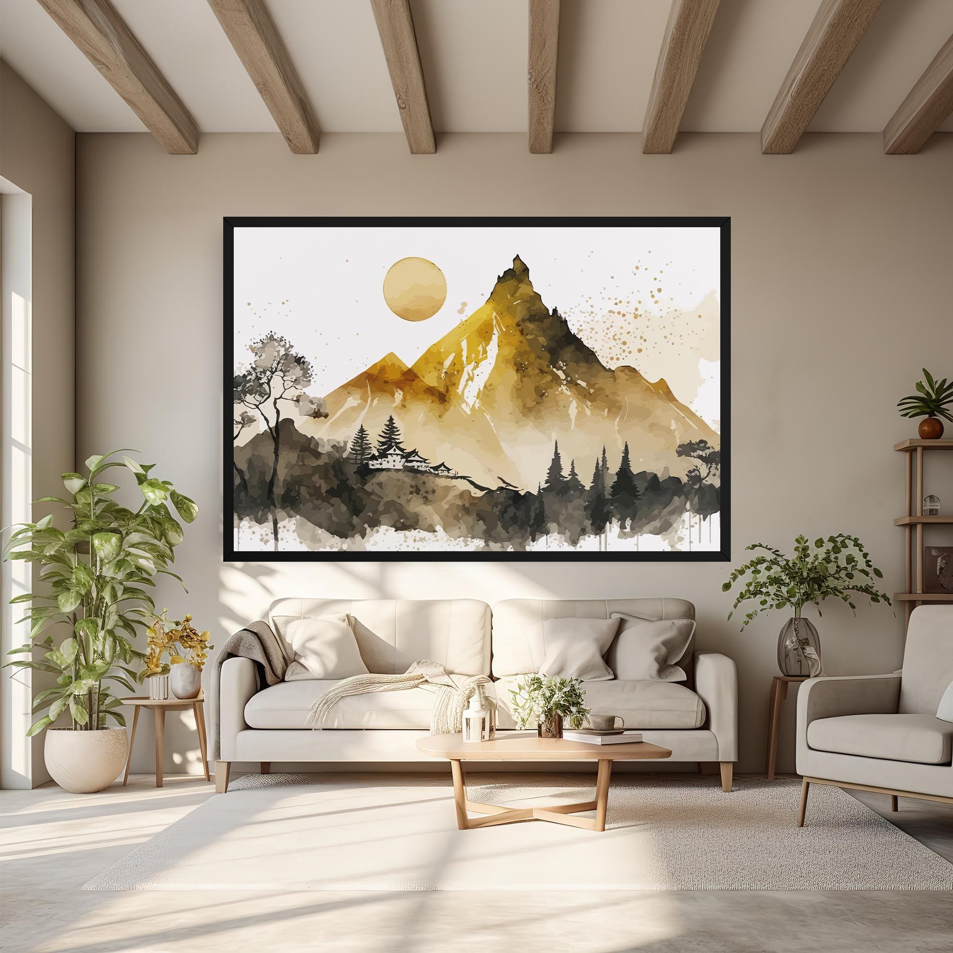 Gold Mountain Art mockup 6