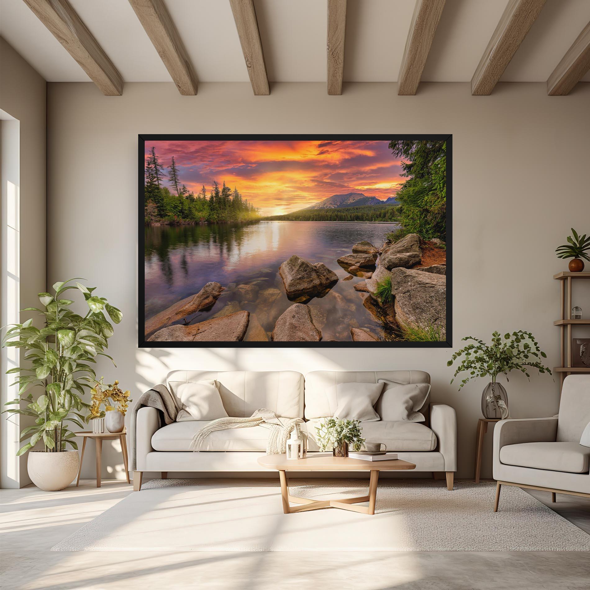 Leinwandbild Tatra View mockup 6