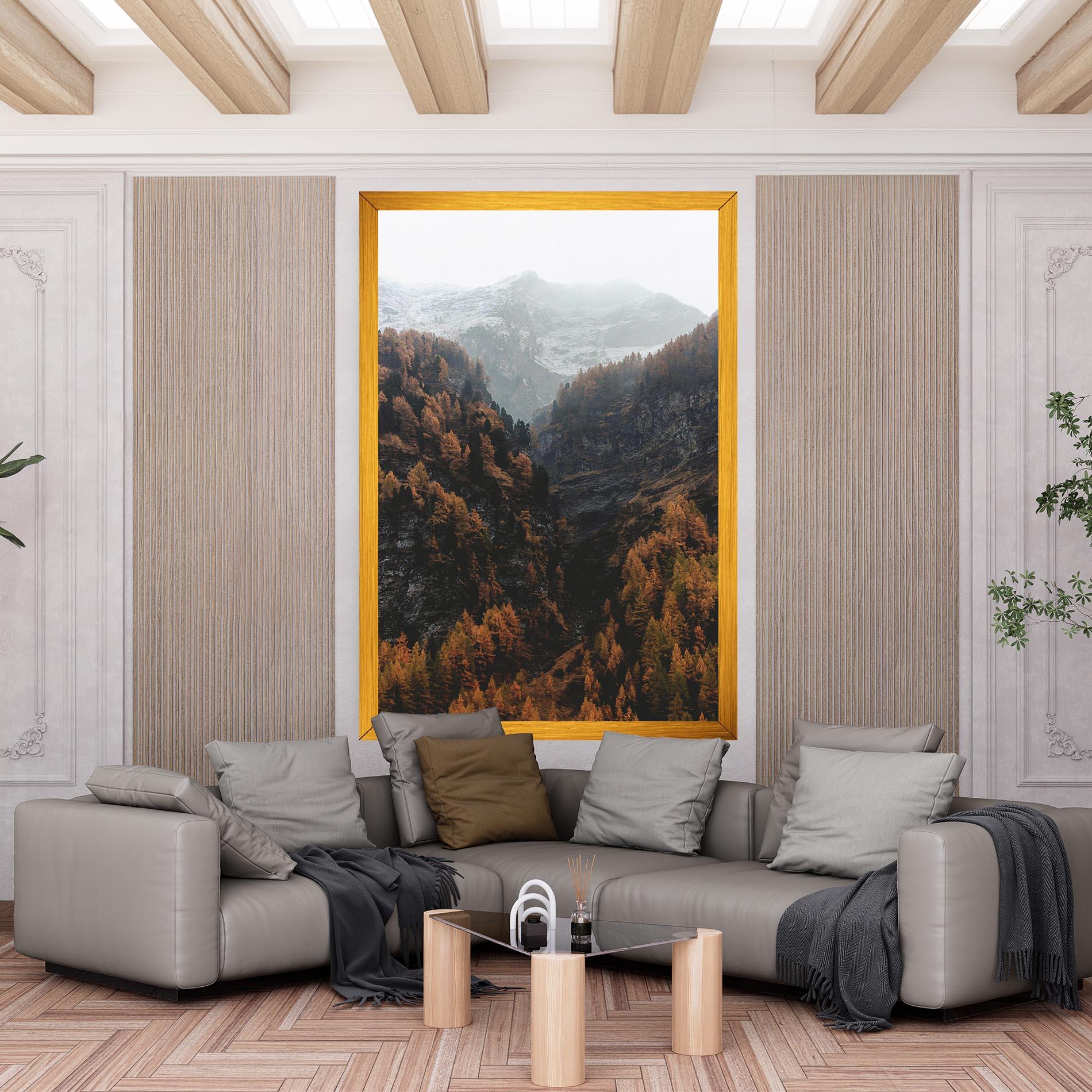 Leinwandbild Autumn Mountain mockup 6