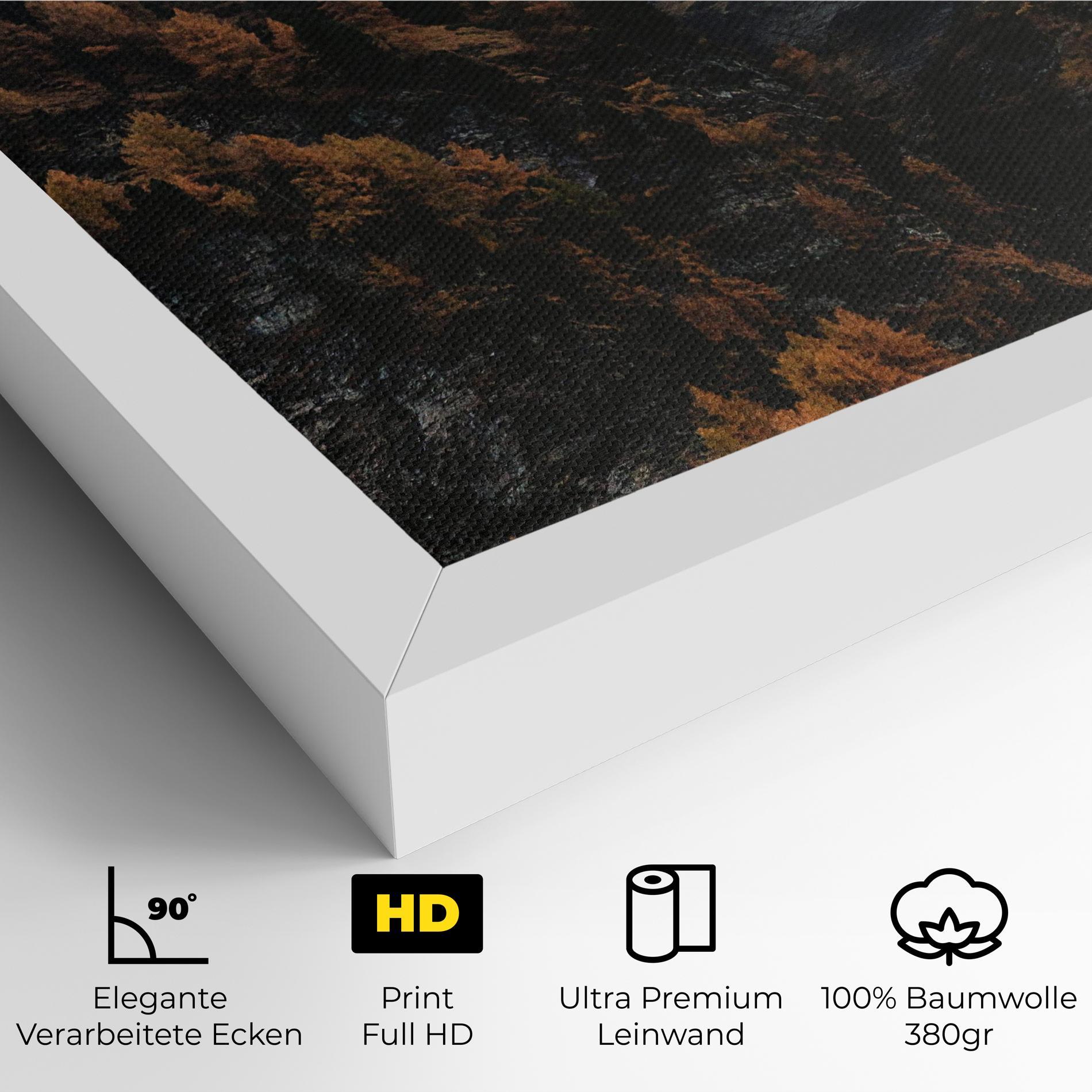 Leinwandbild Autumn Mountain mockup 4