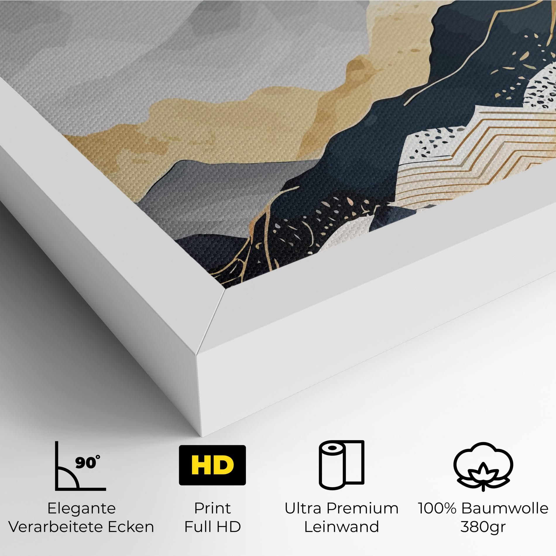 Gold Grey Mountain mockup 4